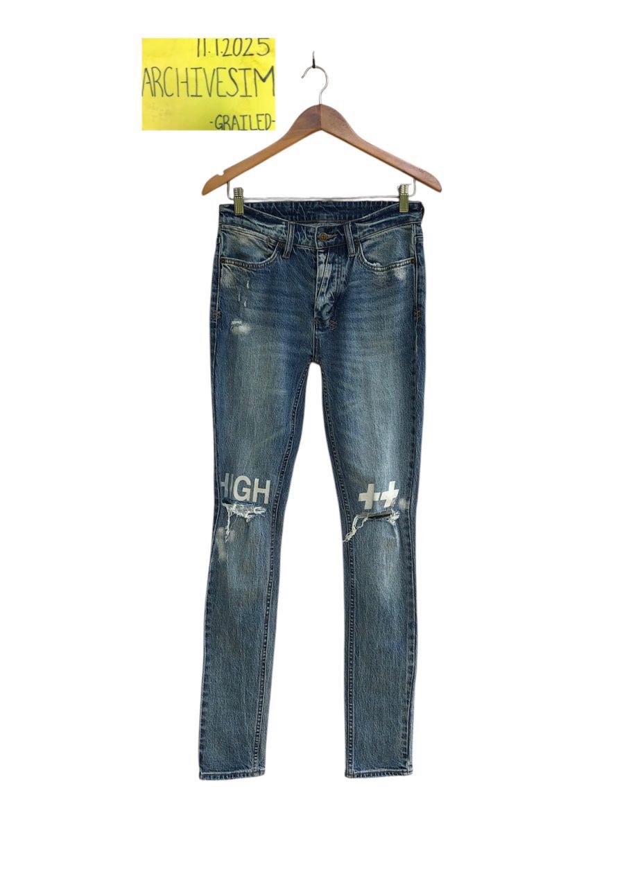 Ksubi Ksubi High Rage Distressed Patch Jeans Size US 28 / EU 44 - 2 Thumbnail