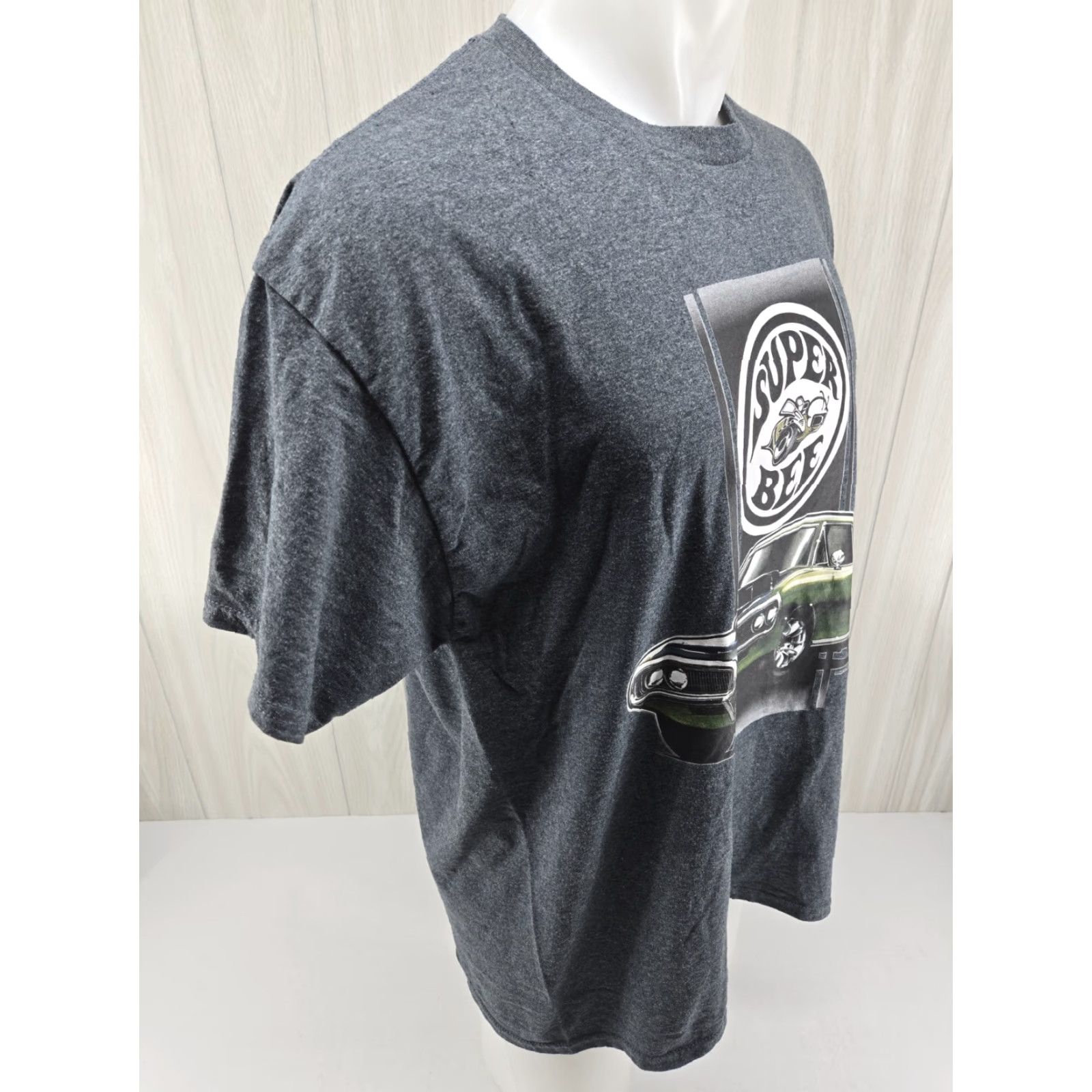 Gildan Gildan Super Bee T Shirt Mopar Car Enthusiasts Gray XL Mens Short Sleeve Crew Neck Cotton Blends 50/50 Vintage No Size US XL / EU 56 / 4 - 7 Thumbnail