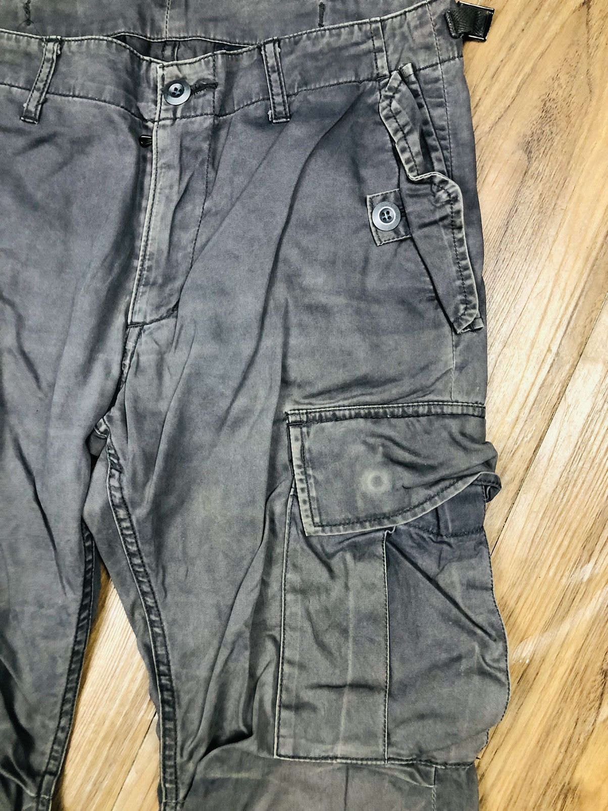 Attachment ATTACHMENT Made in Japan Wide Leg Cargo Pants (40) Size US 31 - 6 Thumbnail