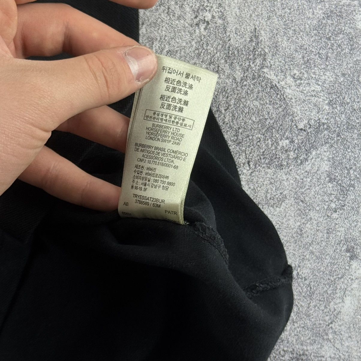 Burberry Burberry Brit Black Slim Fit Polo / Embroidered Knight Logo Size XS / US 0-2 / IT 36-38 - 10 Thumbnail