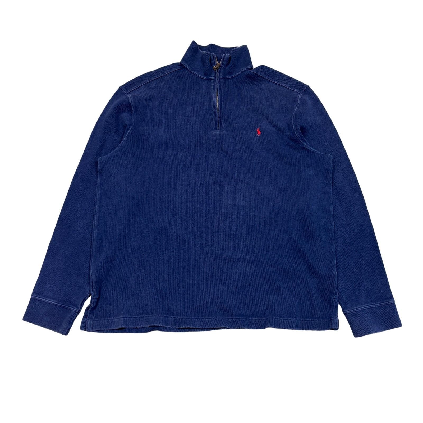 Polo Ralph Lauren × Vintage Vintage Polo Ralph Lauren 1/4 Zip Pullover Sweater Large Size US L / EU 52-54 / 3 - 1 Thumbnail