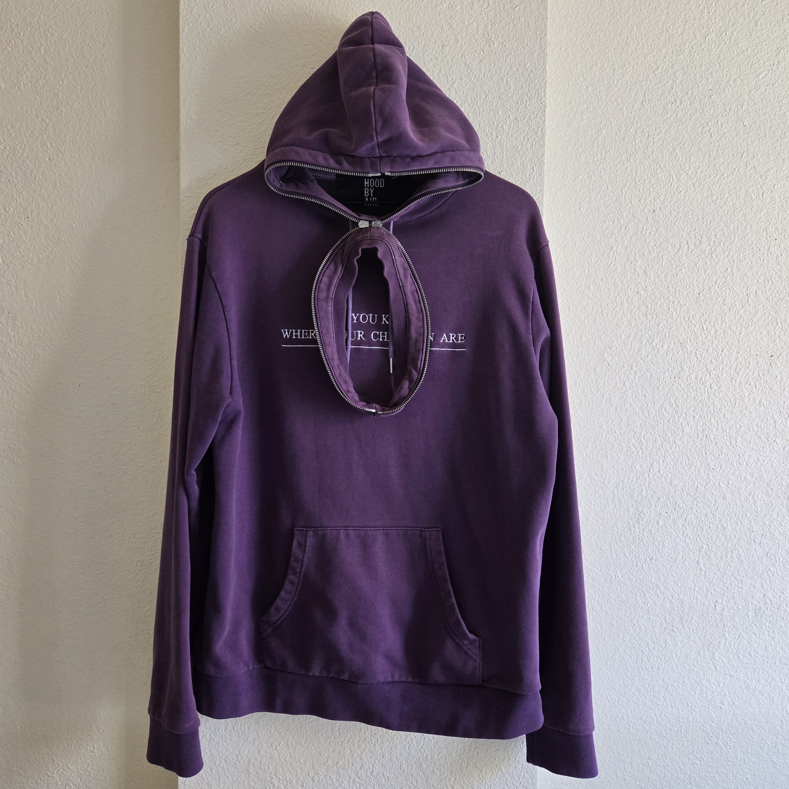 Hood By Air "Do You Know Where Your Children Are" Hoodie Size US M / EU 48-50 / 2 - 3 Thumbnail