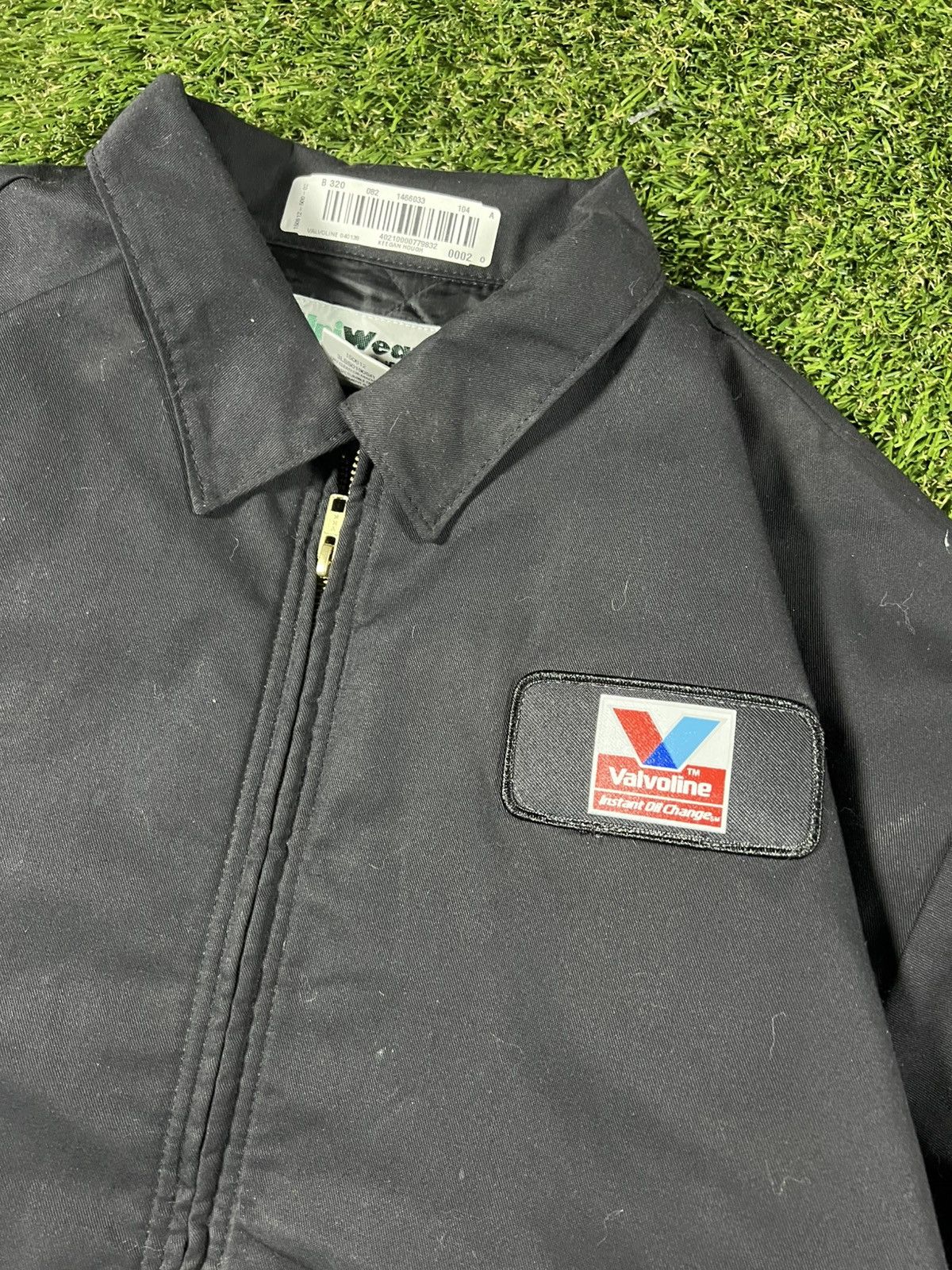 Vintage Vintage 90s Faded Valvoline Boxy Chore Fall Detroit Jacket Size US XL / EU 56 / 4 - 2 Thumbnail