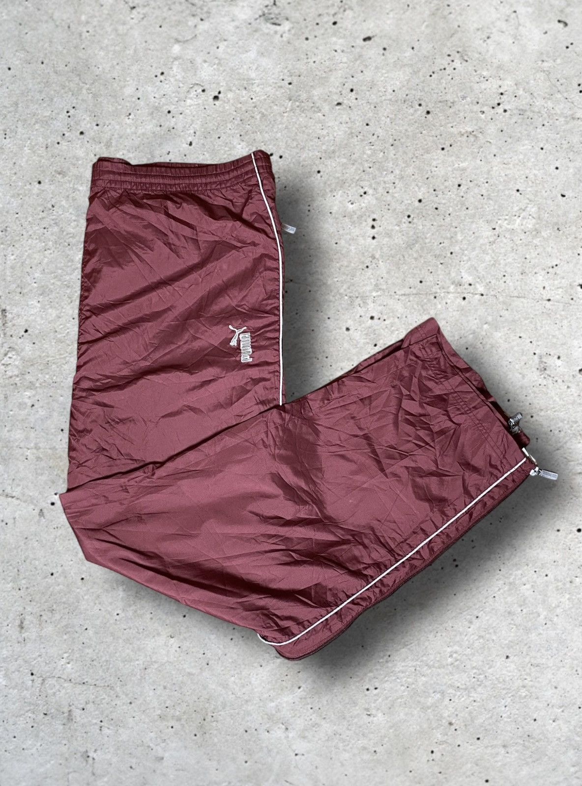 Puma Puma Vintage Track Pants Red, Rot Joggers Jogginghose Men‘s Size US 40 / EU 56 - 2 Thumbnail