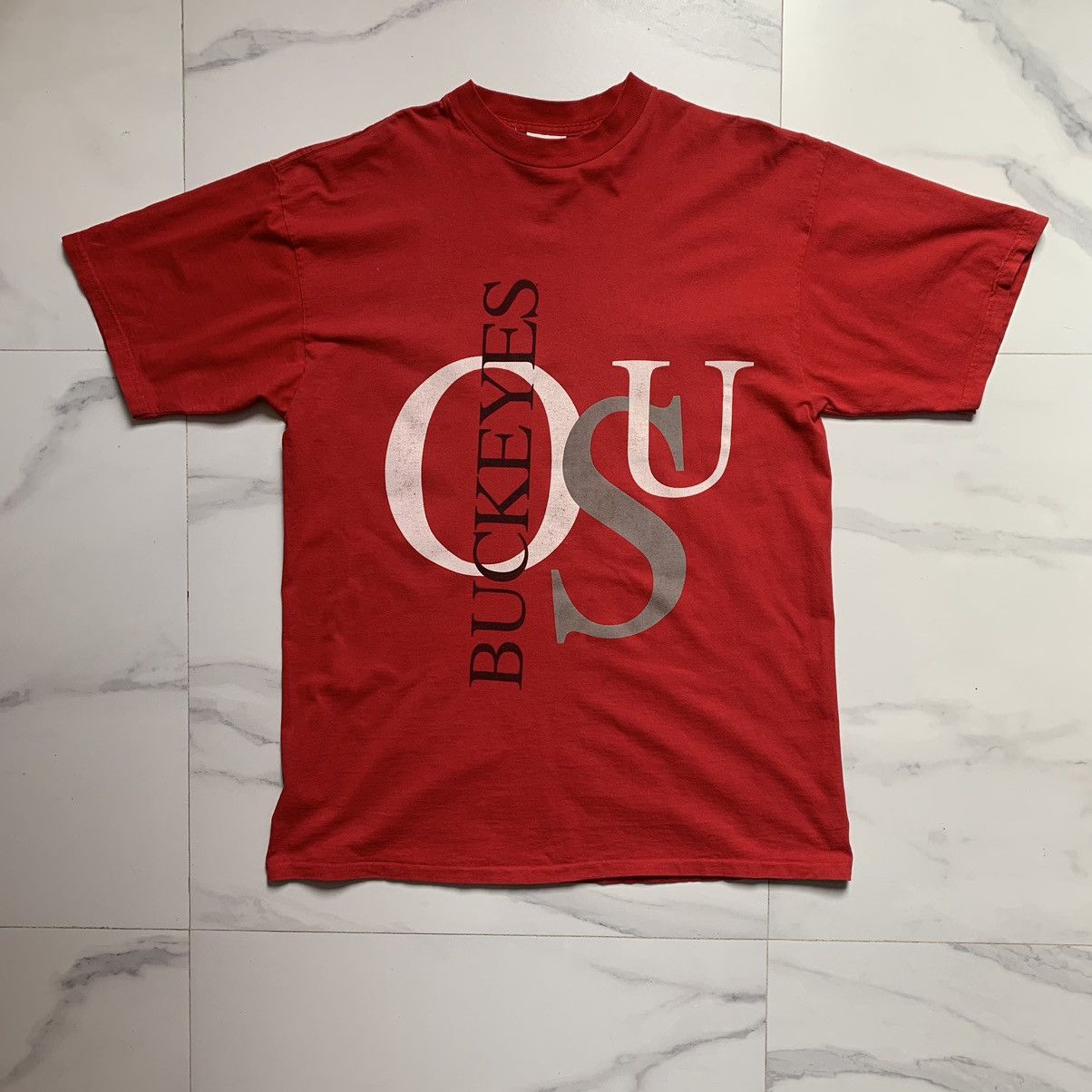 NCAA Vintage Late 90s Ohio State Buckeyes T-Shirt Size US XL / EU 56 / 4 - 2 Thumbnail