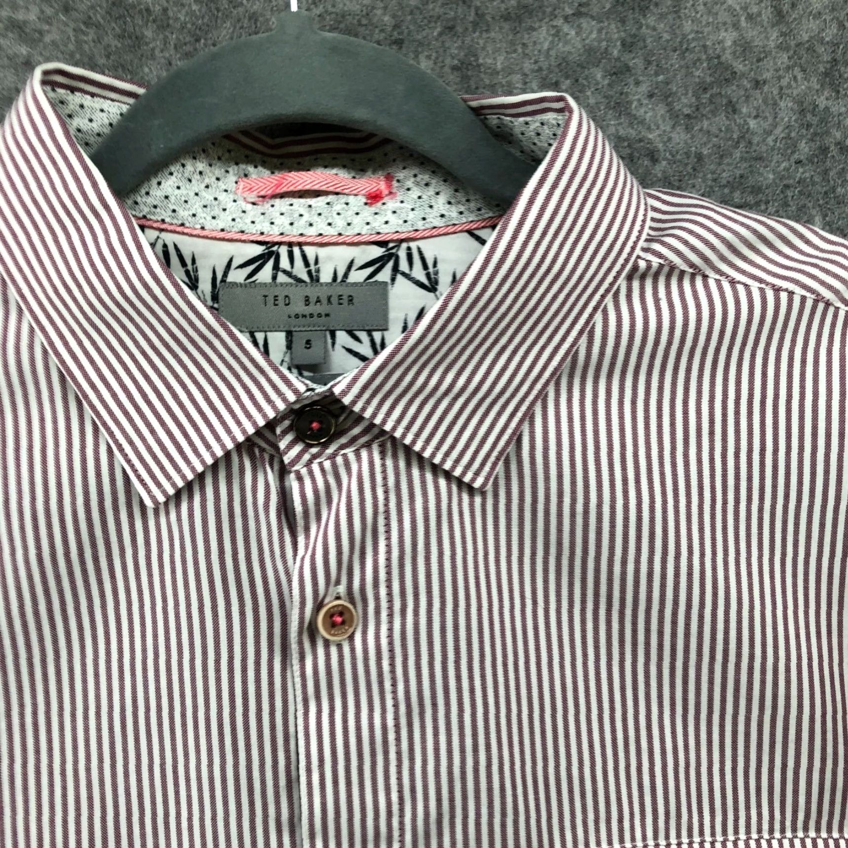 Ted Baker VINTAGE Ted Baker Long Sleeve Shirt Mens XL Cotton Purple White Striped Business Casual Formal Workwear Size US XL / EU 56 / 4 - 7 Thumbnail