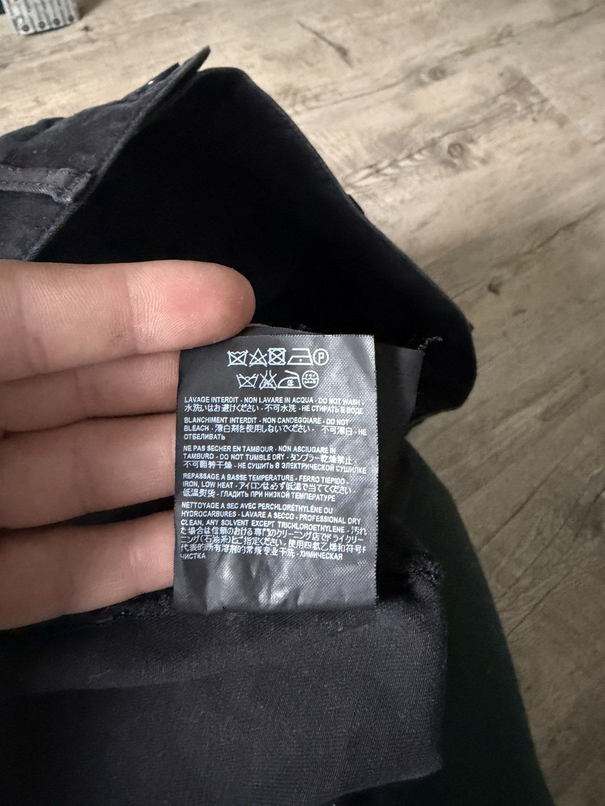 Hedi Slimane × Saint Laurent Paris SS16 hedi surf sound saint laurent Crash knee split boro Size US 32 / EU 48 - 9 Thumbnail
