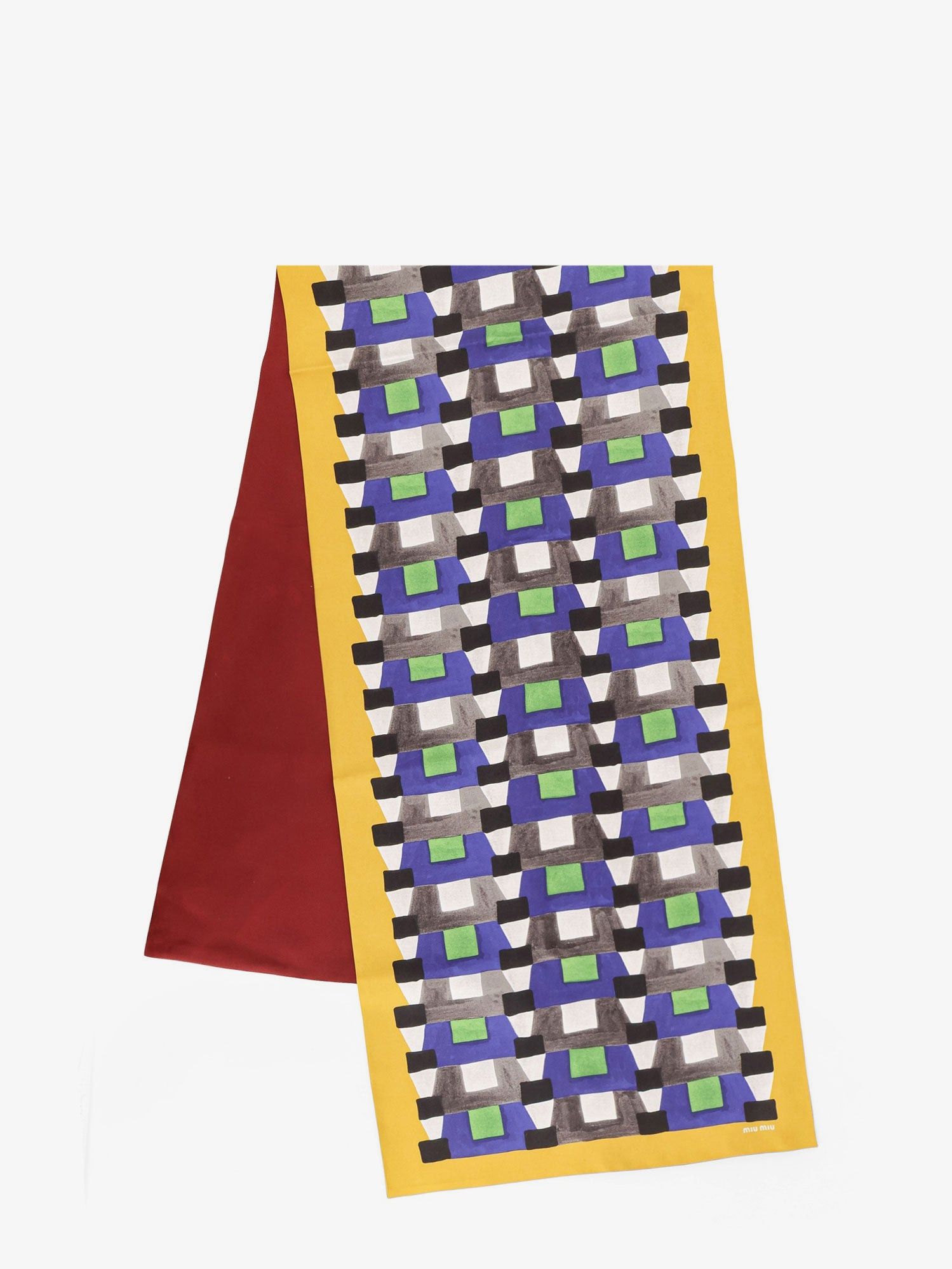 Miu Miu Multicolored Silk Scarf Size ONE SIZE - 1 Thumbnail