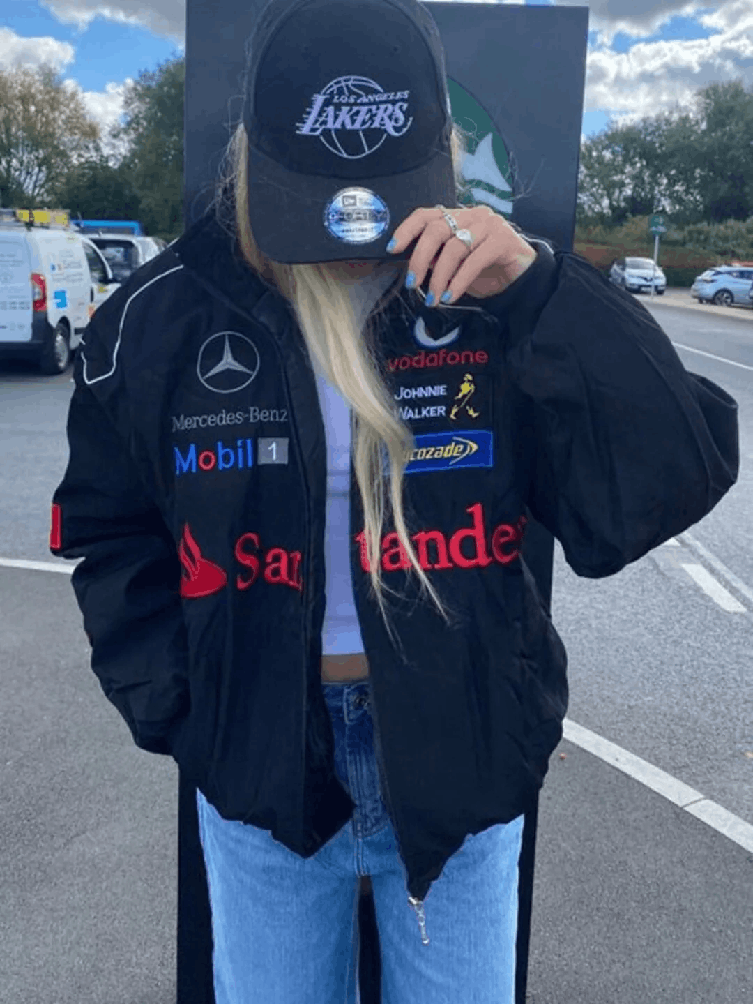 Japanese Brand 💀🏎️ MERCEDES 🔥🔥 BENZ Unisex Adults Racing Jacket Coats Size US L / EU 52-54 / 3 - 3 Thumbnail