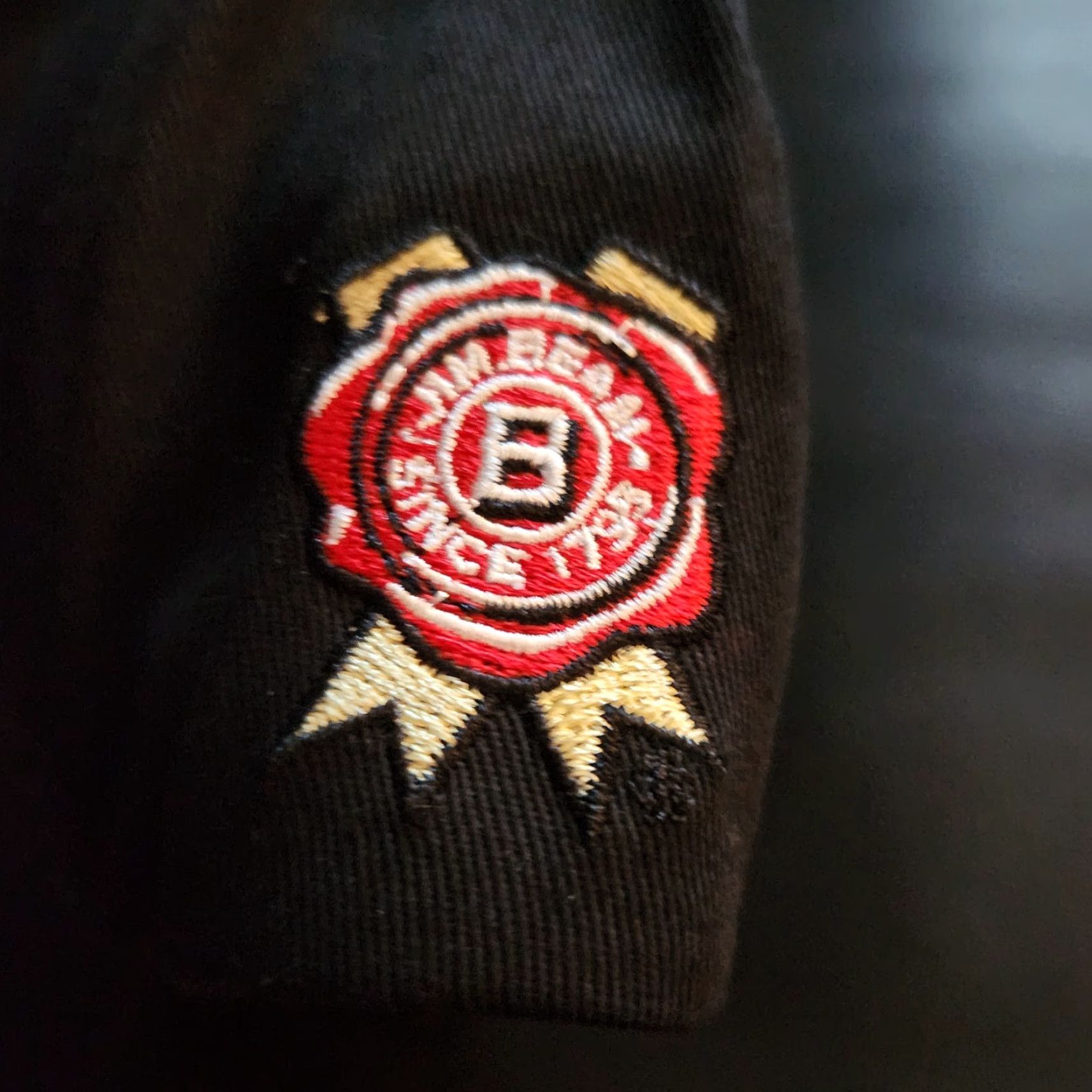 Vintage Jim Beam Black Bourbon Whiskey Strap Back Hat Cap Black Baseball Cap Men One Size Adjustable Cotton Black Size ONE SIZE - 3 Thumbnail