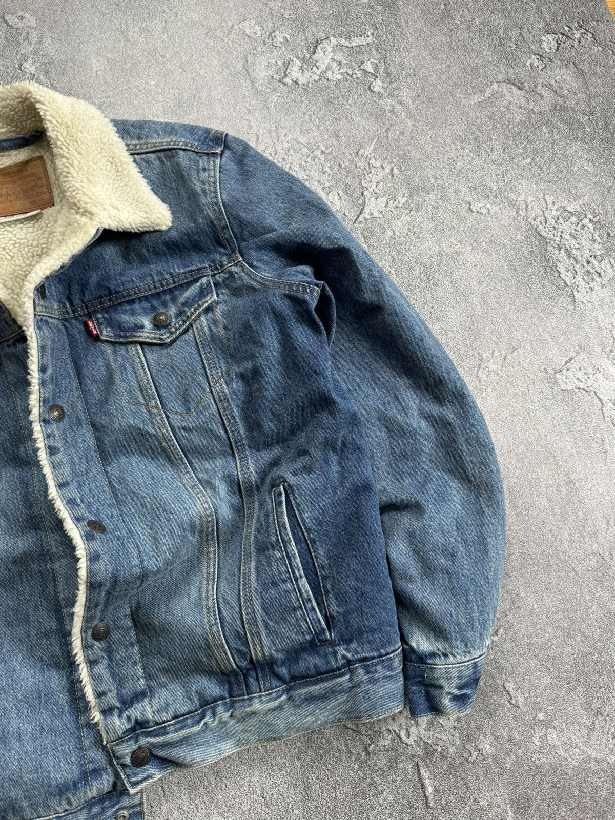 Levi's × Levi's Vintage Clothing × Vintage Levi’s L denim Sherpa jacket lined trucker bomber casual Size US L / EU 52-54 / 3 - 4 Thumbnail