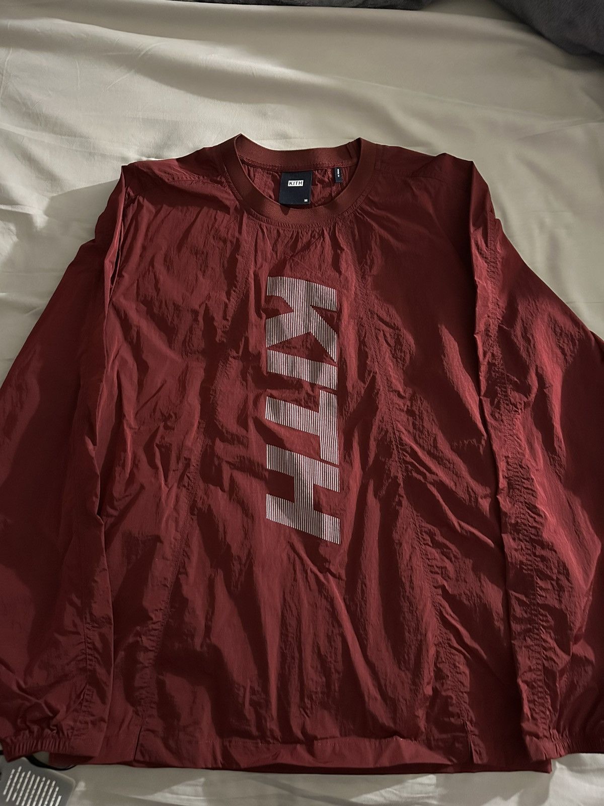 Kith Kith Paneled Wrinkle Nylon Pullover LS Shirt | Grailed