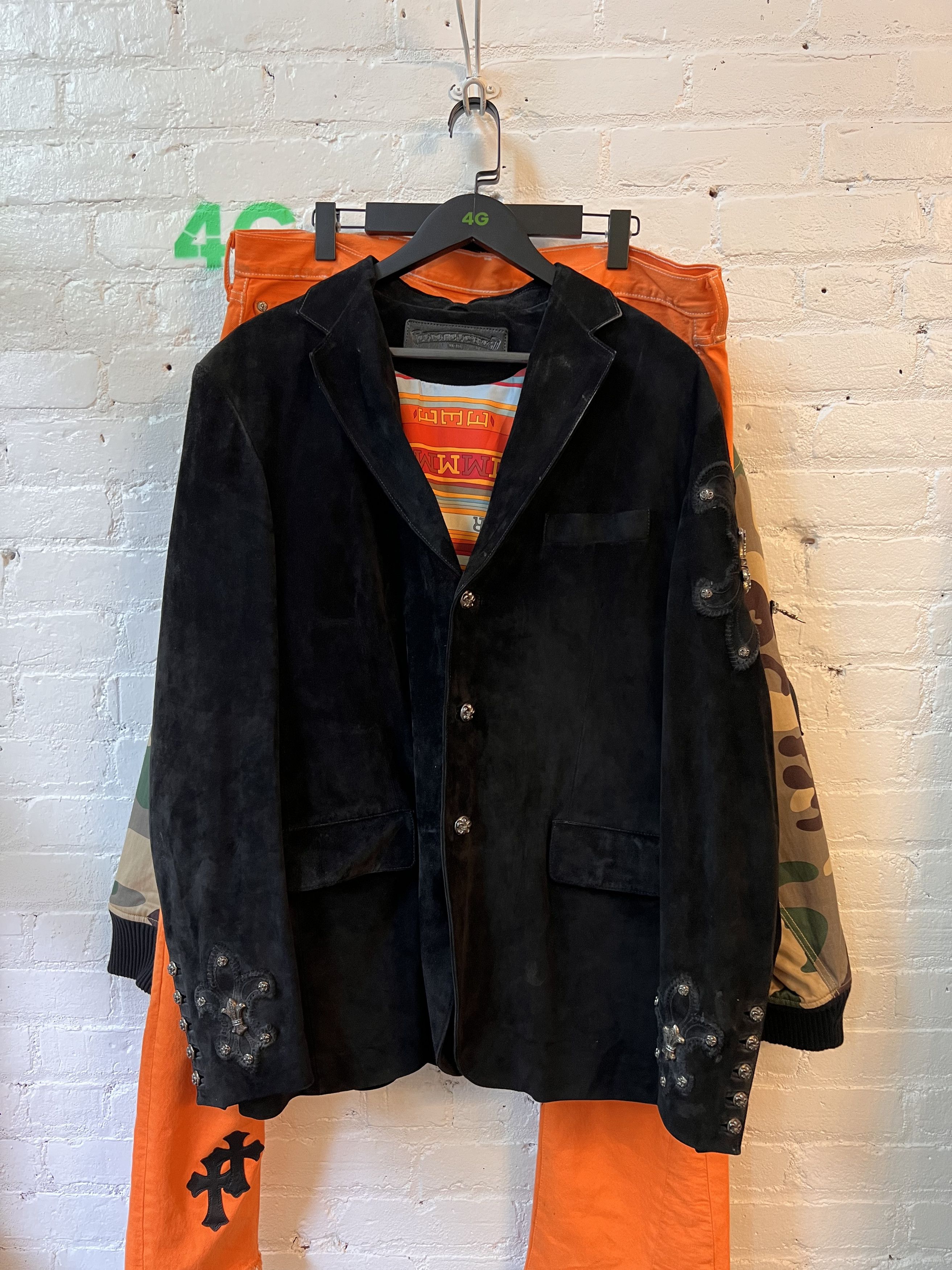 Chrome Hearts Chrome Hearts HERMES LEATHER 4G SELLER Size US L / EU 52-54 / 3 - 1 Thumbnail
