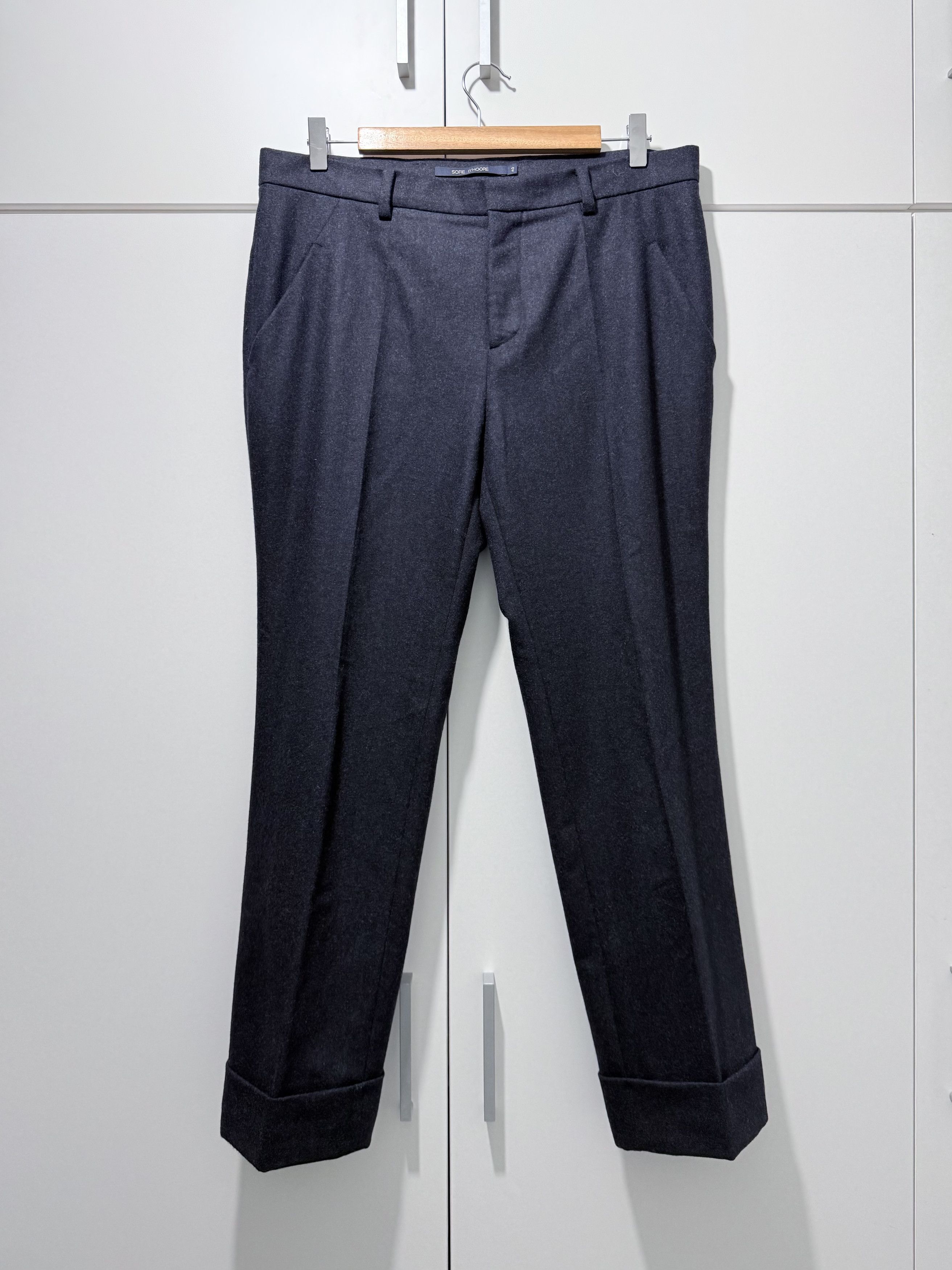 SOFIE D'HOORE SOFIE D'HOORE Wool Casual Pants US10 Size 32" / US 10 / IT 46 - 1 Thumbnail