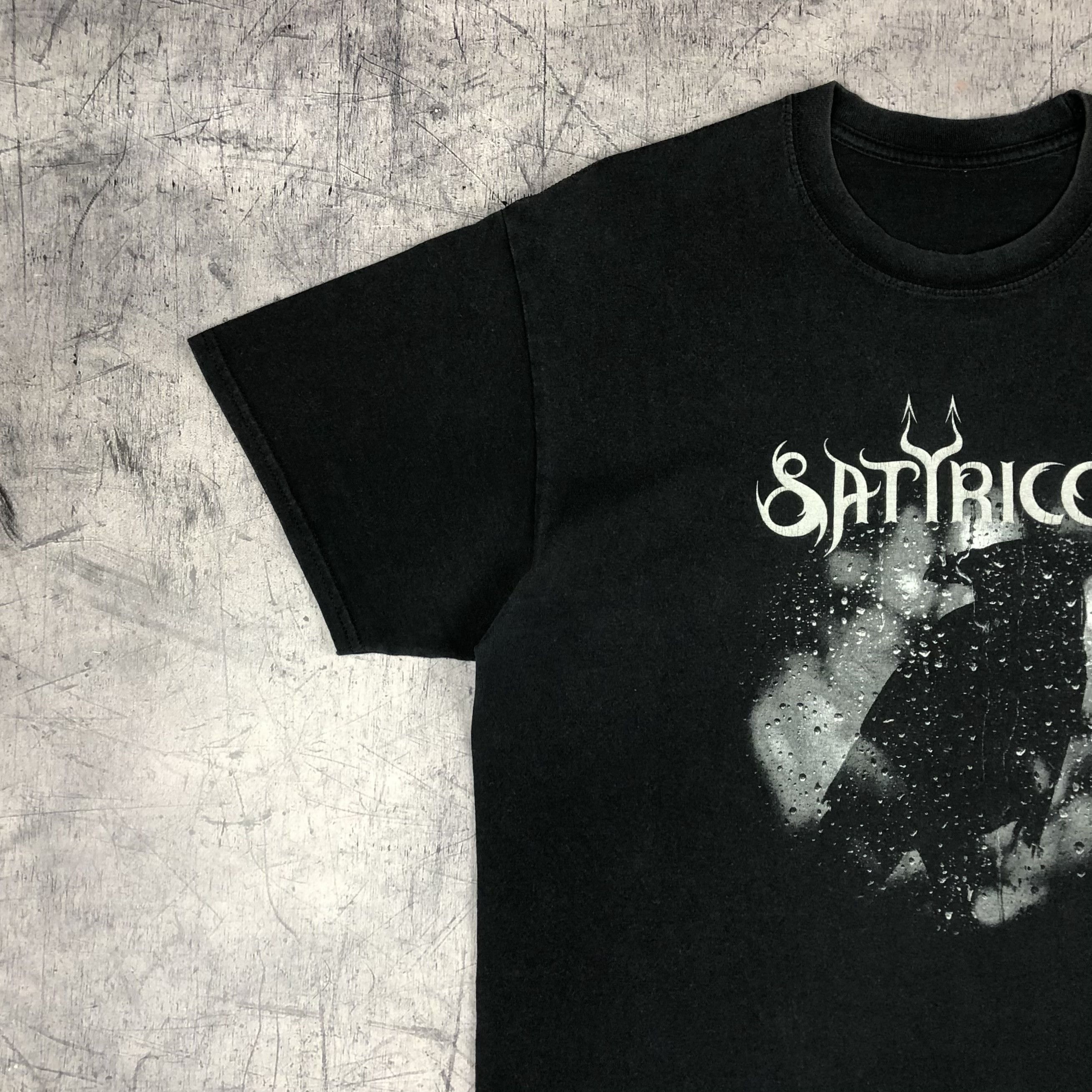 Band Tees Vintage Satyricon Crow Tee Size US L / EU 52-54 / 3 - 7 Thumbnail