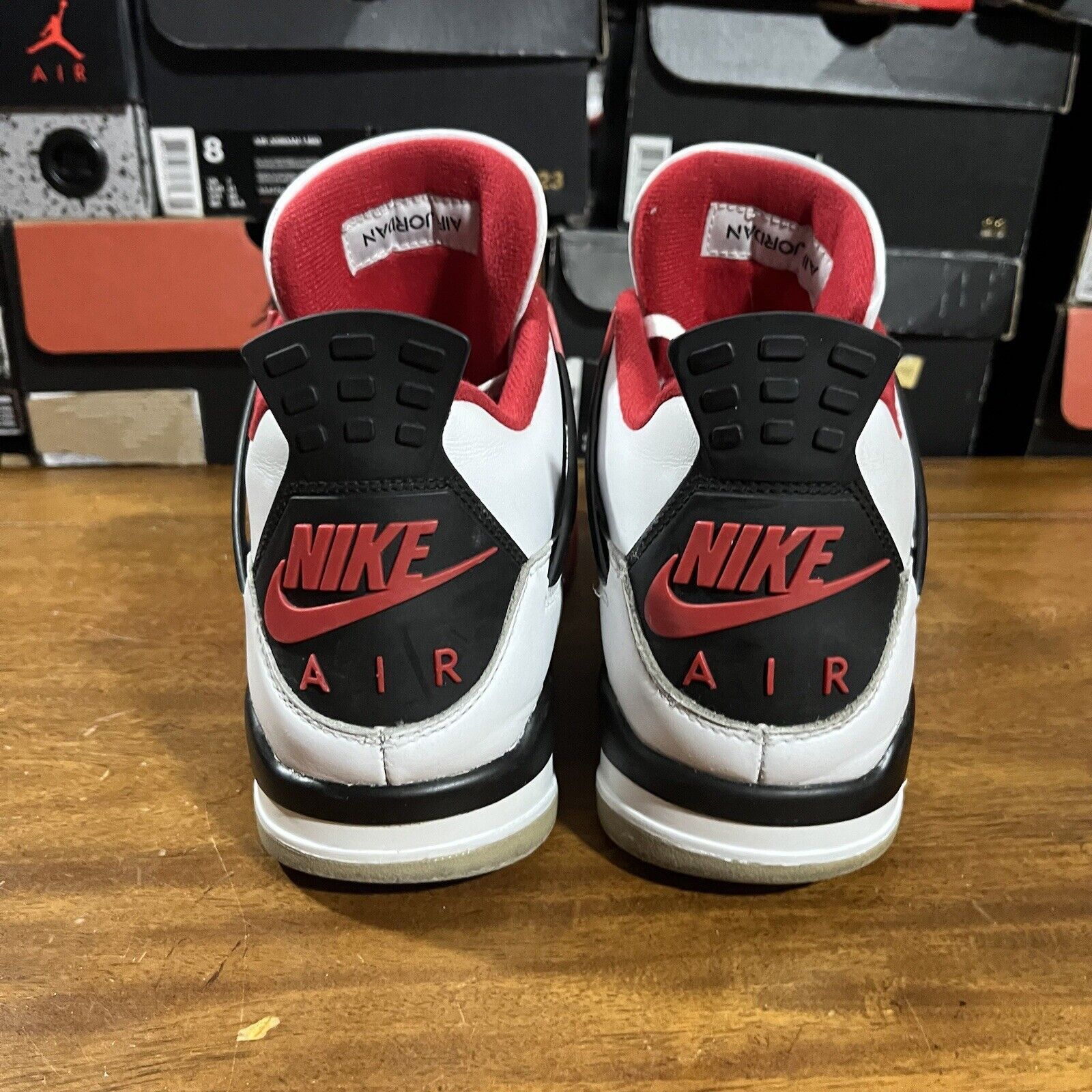 Jordan Brand Size 11 - Jordan 4 Retro OG Mid Fire Red Size US 11 / EU 44 - 5 Thumbnail