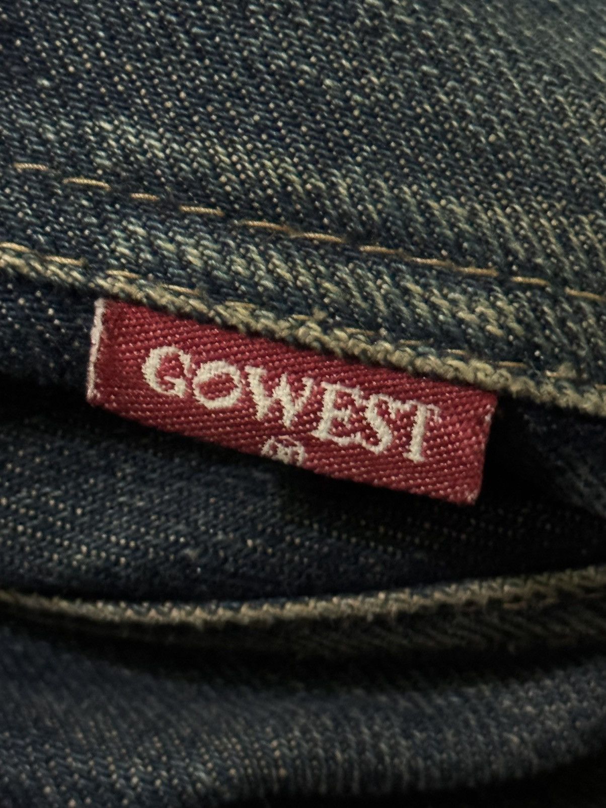 Vintage Vintage Gowest America Blue Denim Size US 31 - 12 Thumbnail