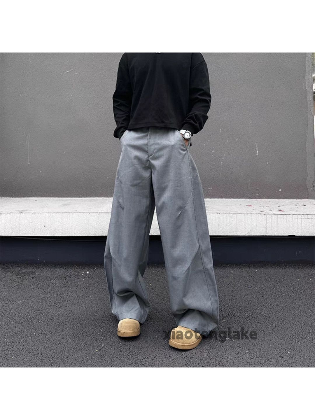 Designer × Japanese Brand × Vintage Unisex cleanfit yuppie loose baggy patchwork pants Size US 28 / EU 44 - 4 Thumbnail