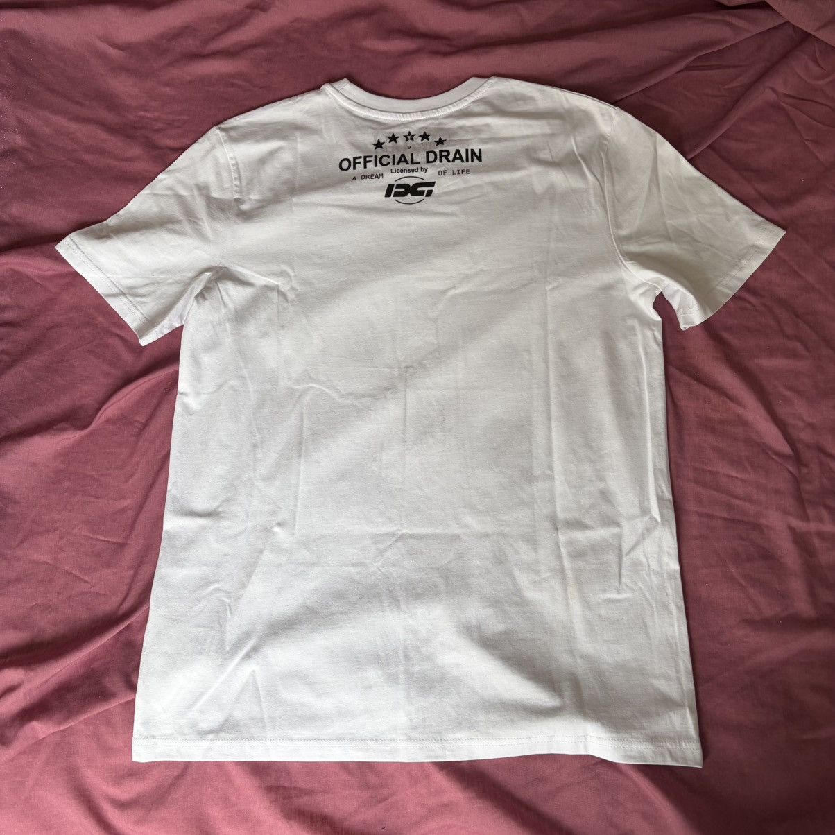 Drain Gang Bladee Laser Logo T Shirt - White Size US S / EU 44-46 / 1 - 2 Thumbnail
