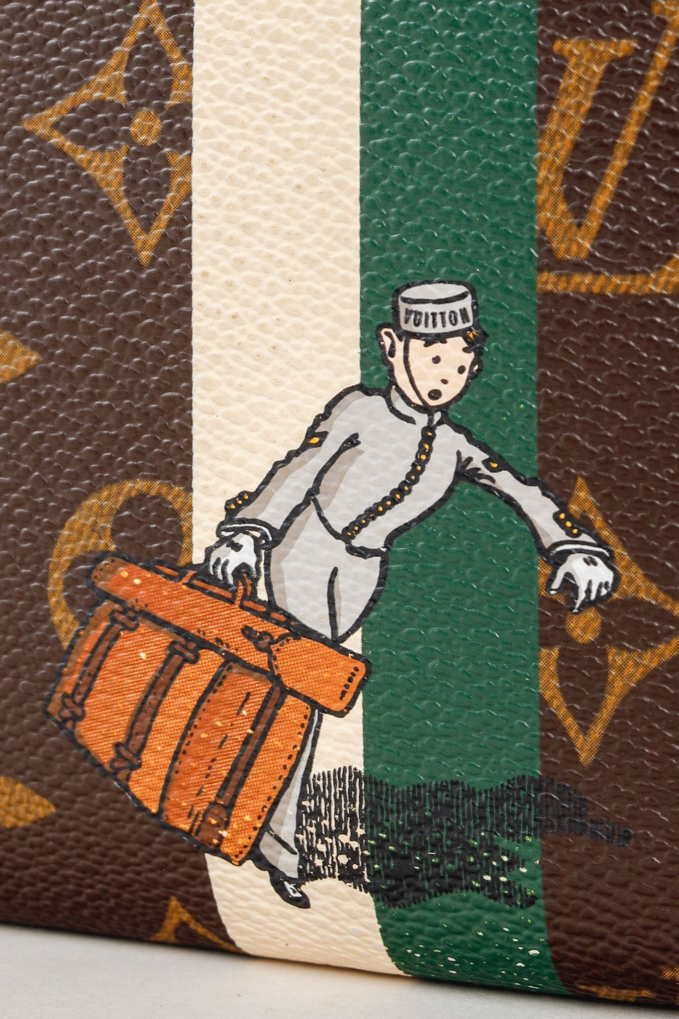 Louis Vuitton Louis Vuitton Groom Zippy 2006 Stripe Graphic Wallet Size ONE SIZE - 6 Thumbnail