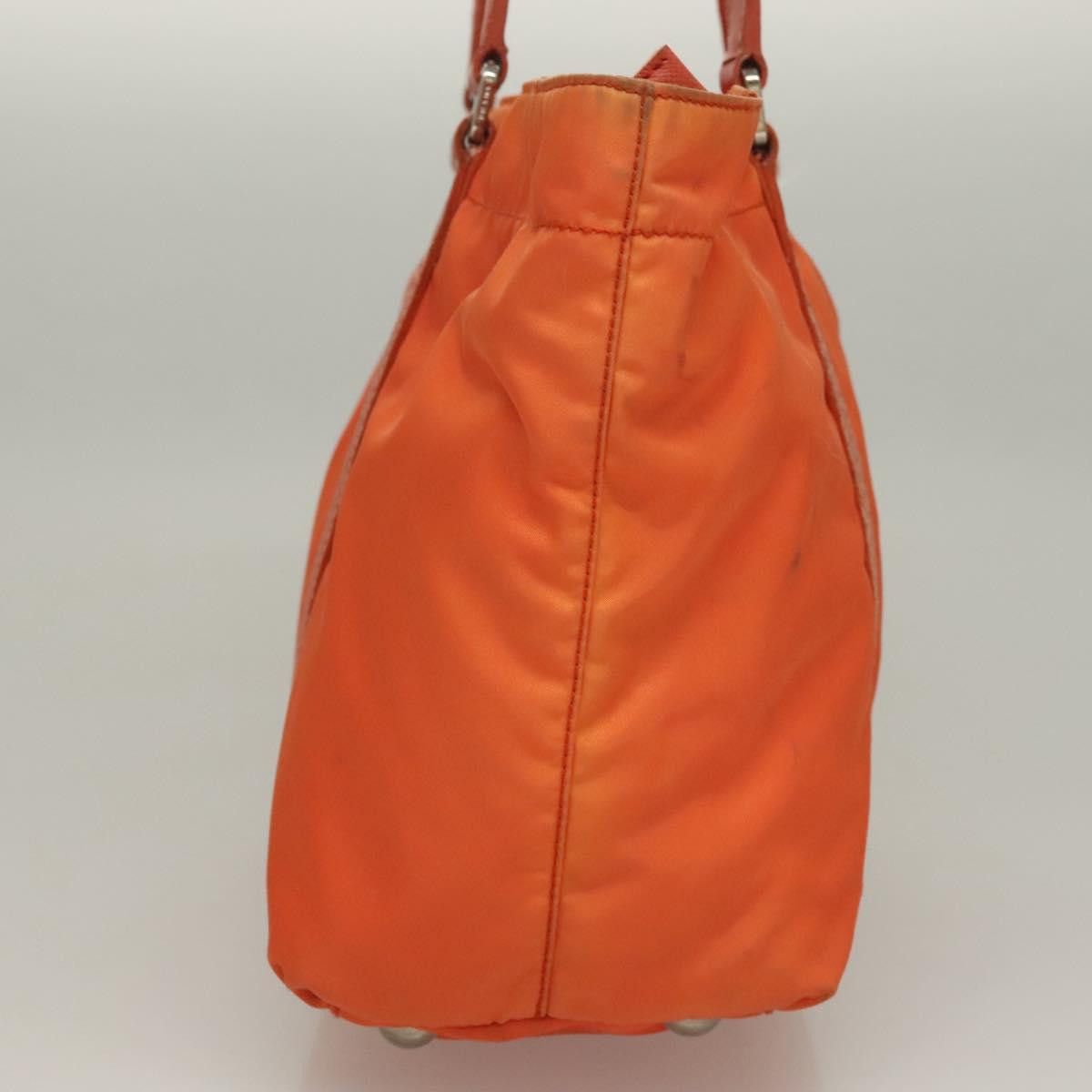 Prada PRADA Tote Bag Nylon Orange Silver Size ONE SIZE - 4 Thumbnail