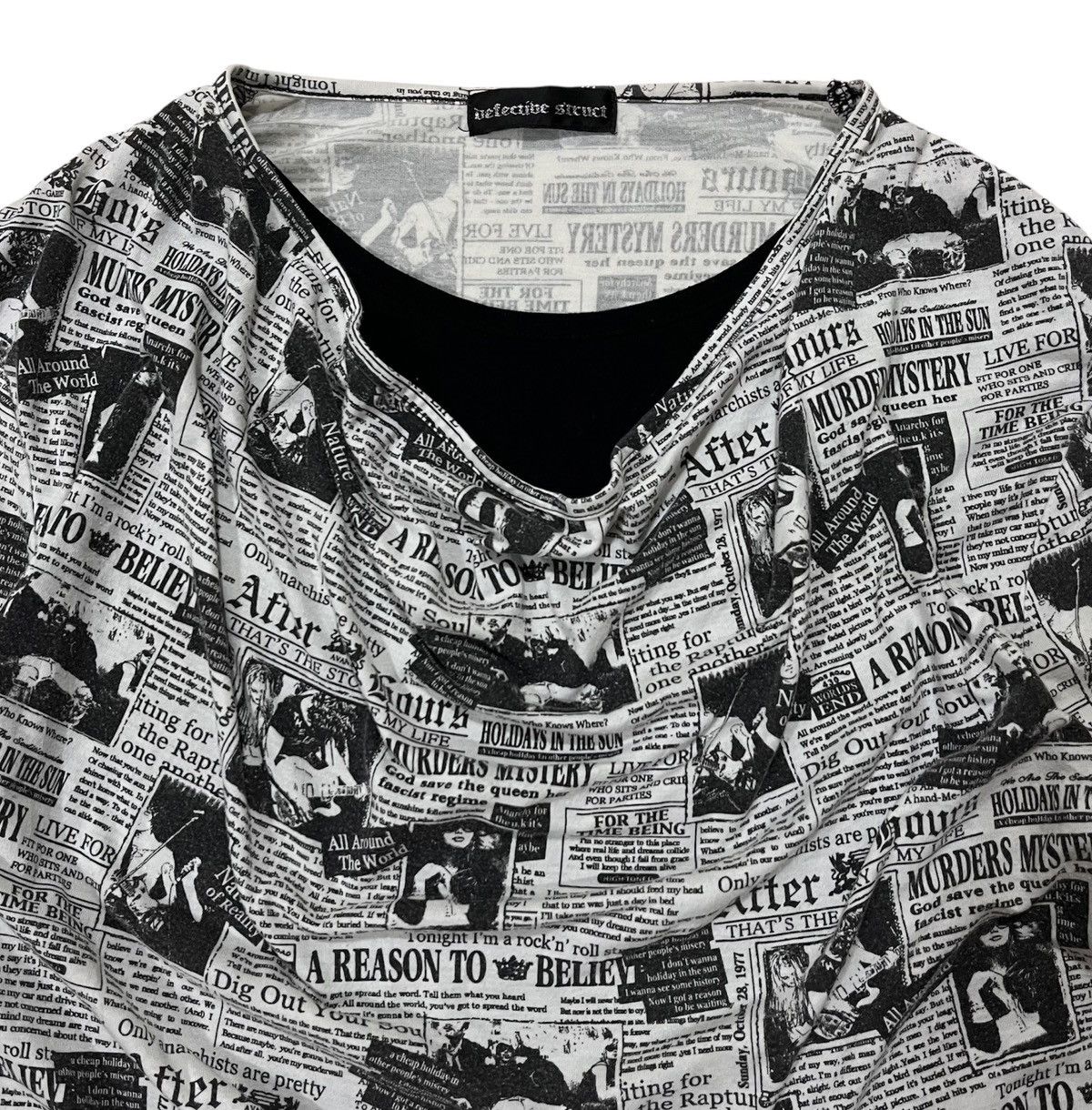 If Six Was Nine × Japanese Brand × Le Grande Bleu (L.G.B.) Defective struct poem anarchy double layer like a hysteric Size US L / EU 52-54 / 3 - 2 Thumbnail
