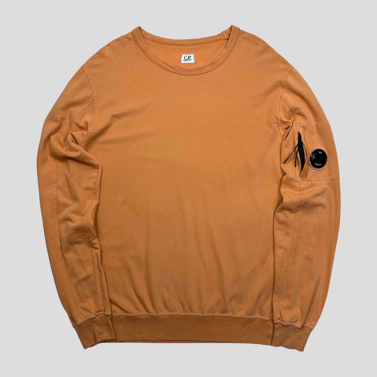 image of C P Company Cp Company Goggle Lens Sweatshirt - L in Orange, Men's (Size Large)