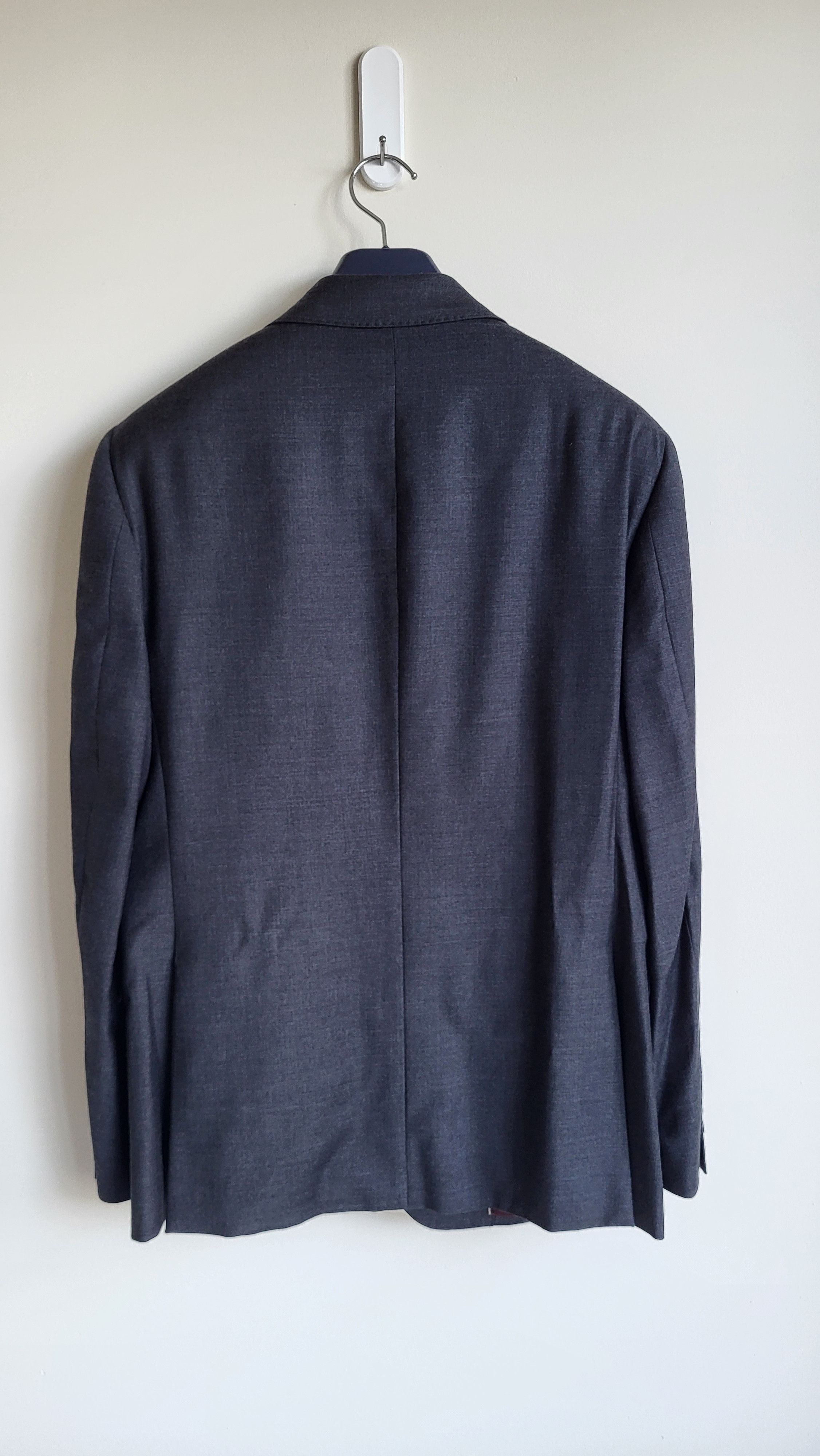 Charles Tyrwhitt NEW $599 2 Piece Super 100s Wool - Charcoal Grey Size 36S - 10 Thumbnail