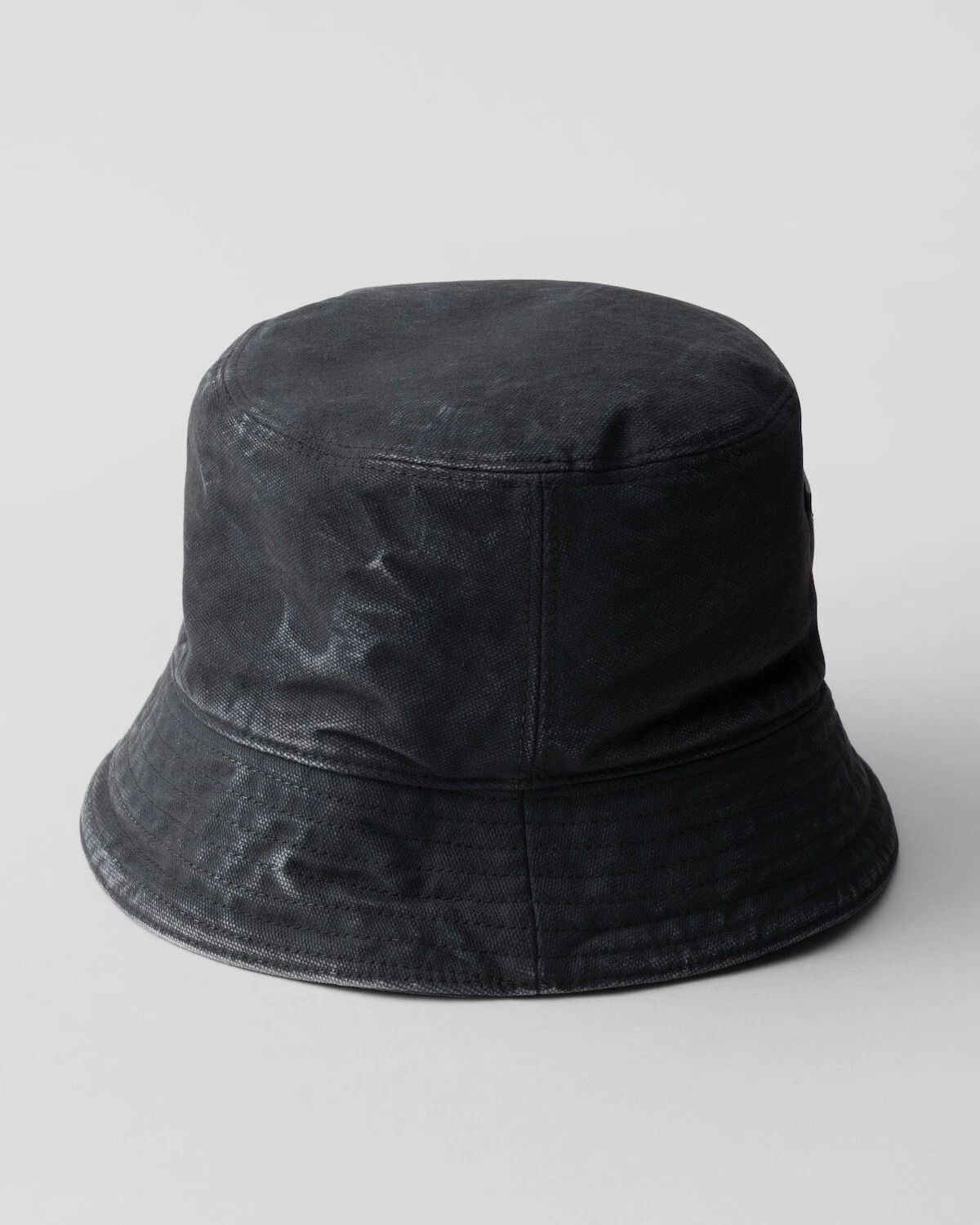 Prada PRADA Men's Black Cotton Bucket Hat New And Authentic Size ONE SIZE - 2 Thumbnail