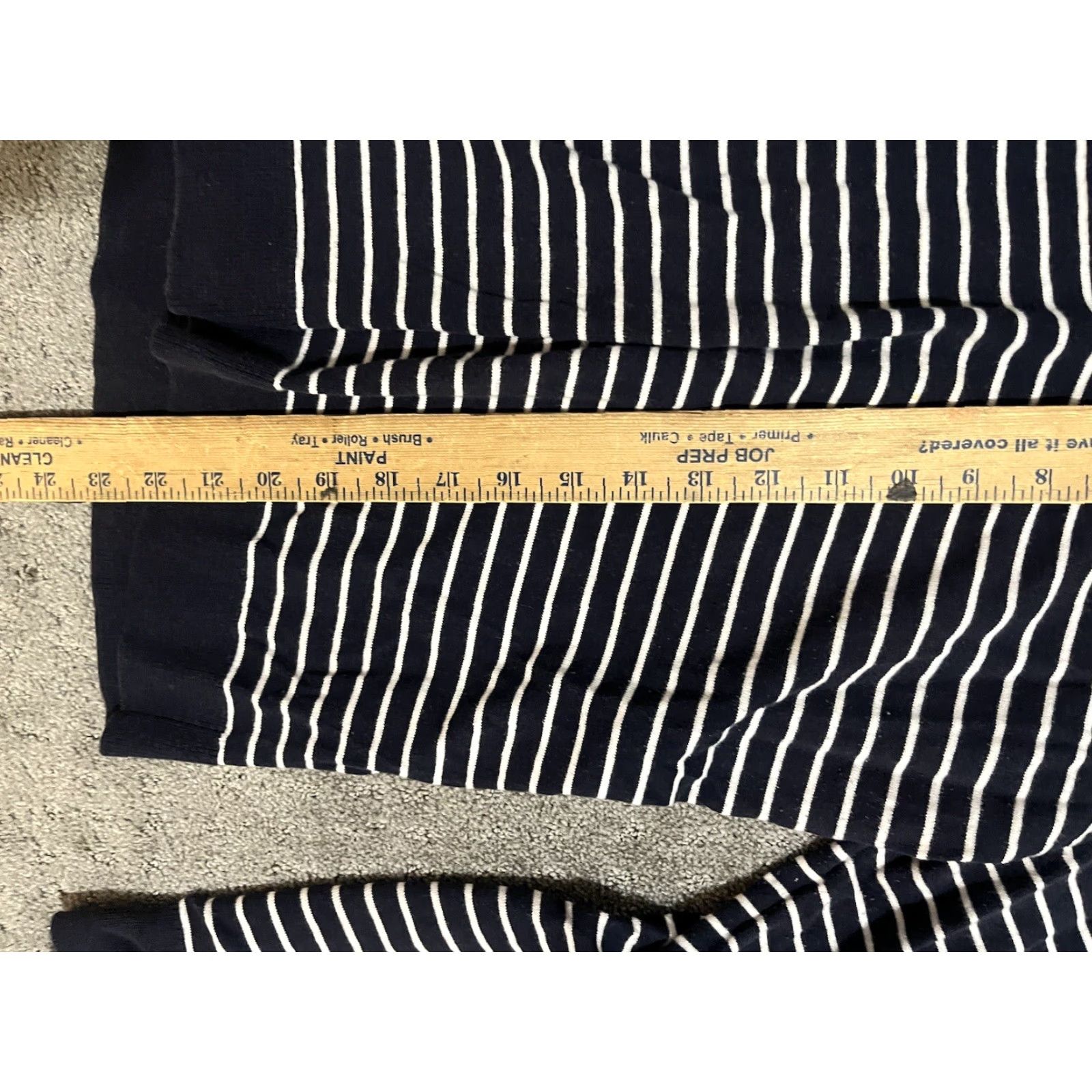 J.Crew VINTAGE J. Crew Navy Striped V-Neck Sweater Women M Size Navy Striped V-Neck Pullover Pattern Striped Knits Size M / US 6-8 / IT 42-44 - 5 Thumbnail