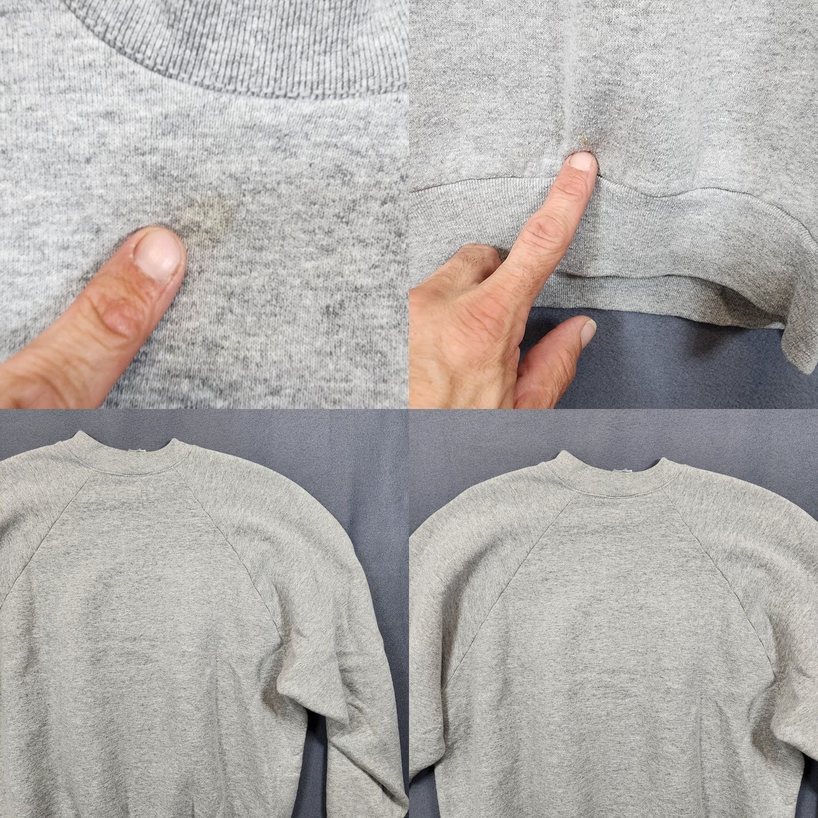 Fruit Of The Loom VINTAGE Fruit of the Loom Crewneck Sweatshirt Mens 2XL Gray Blank Pullover Sweatshirt Mens Clothing Sweatshirt Men’s Crew Neck 2XL Gray FOTL Size US XXL / EU 58 / 5 - 8 Thumbnail