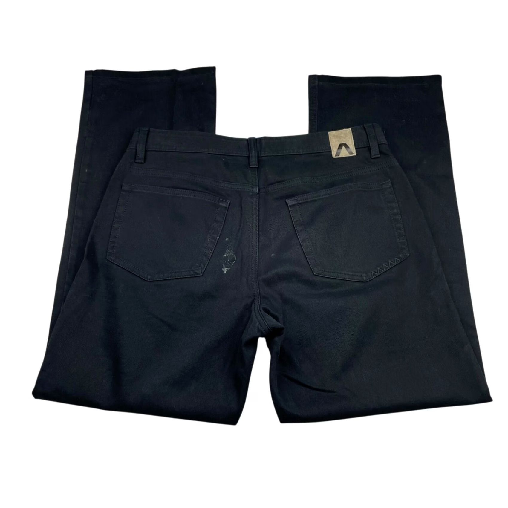 Vintage ALBERTO Men’s Tim Cotton Stretch 5-Pocket Fade Out Pants Black 33x30 Rubber? Size US 34 / EU 50 - 3 Thumbnail