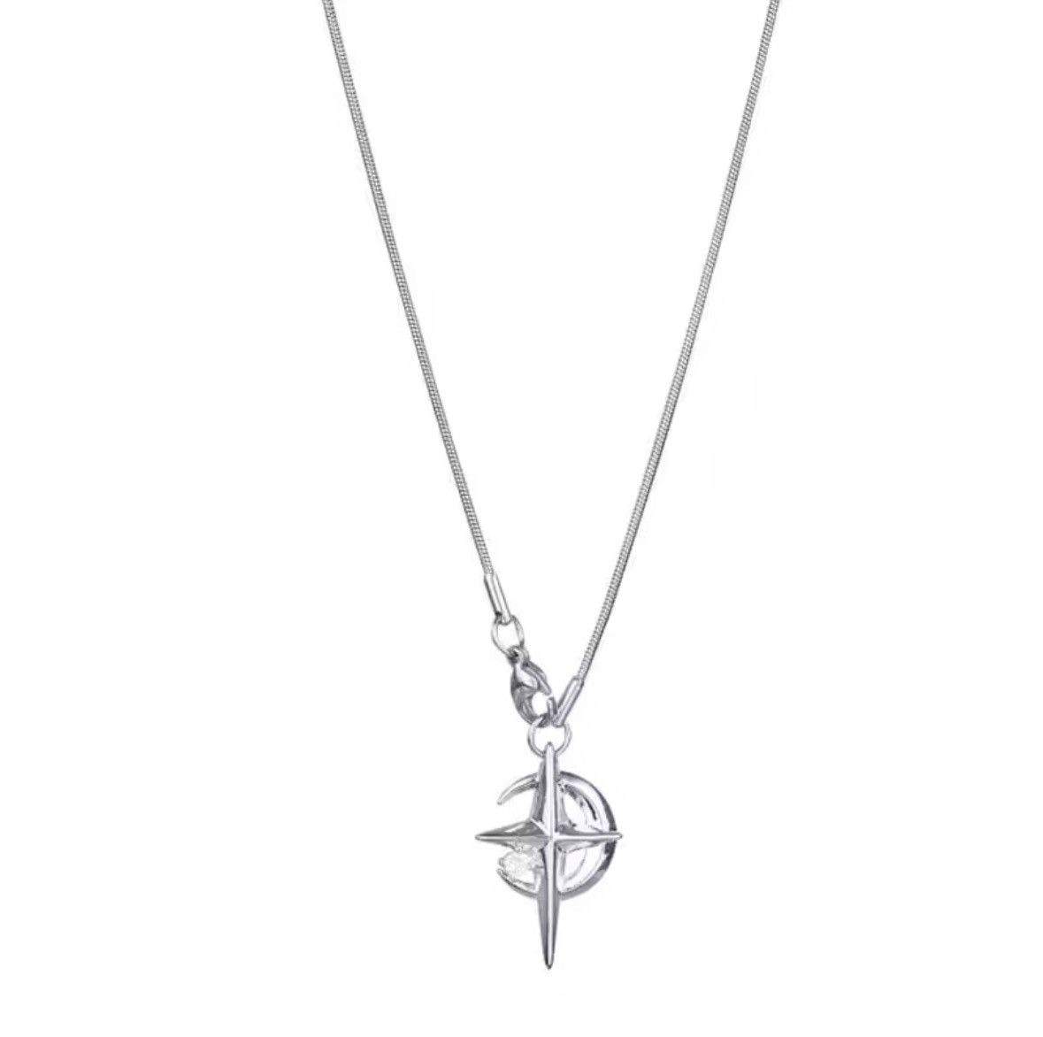 Other Fashion Shine Crystal Star Star Pendants Necklace Size ONE SIZE - 5 Thumbnail