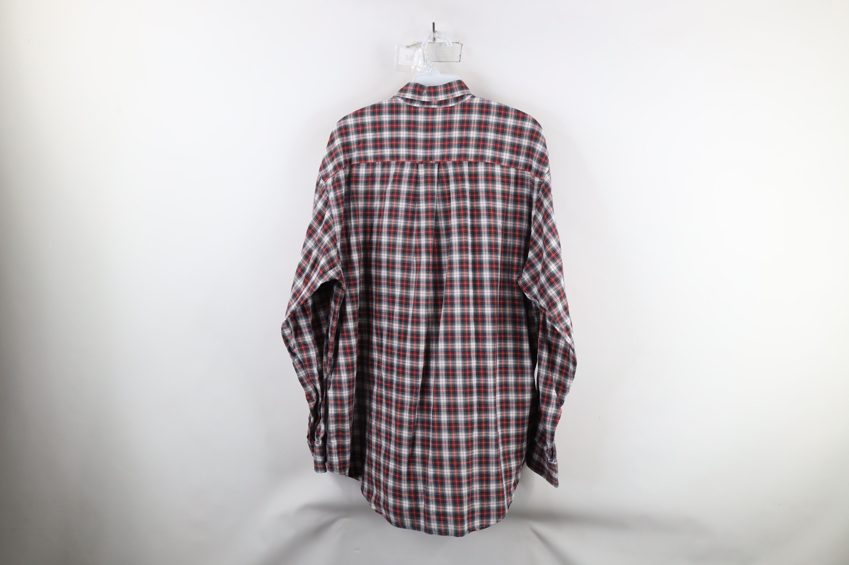 Nautica × Vintage Vintage 90s Nautica Flannel Collared Button Down Shirt Size US M / EU 48-50 / 2 - 8 Thumbnail