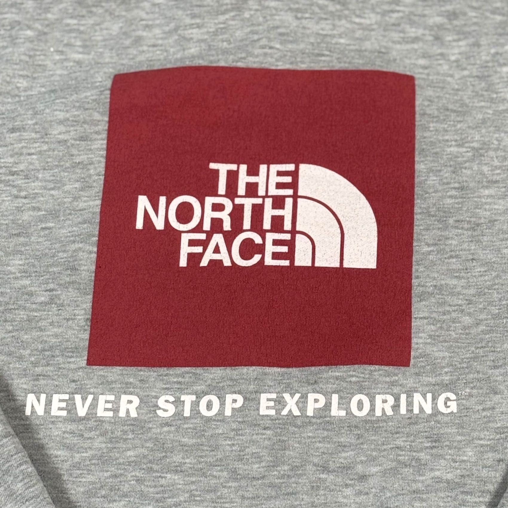 The North Face The North Face Hoodie Gray Pullover Womens L Raglan Sleeve Outdoor Travel Graphic Logo Pocket Size L / US 10 / IT 46 - 7 Thumbnail
