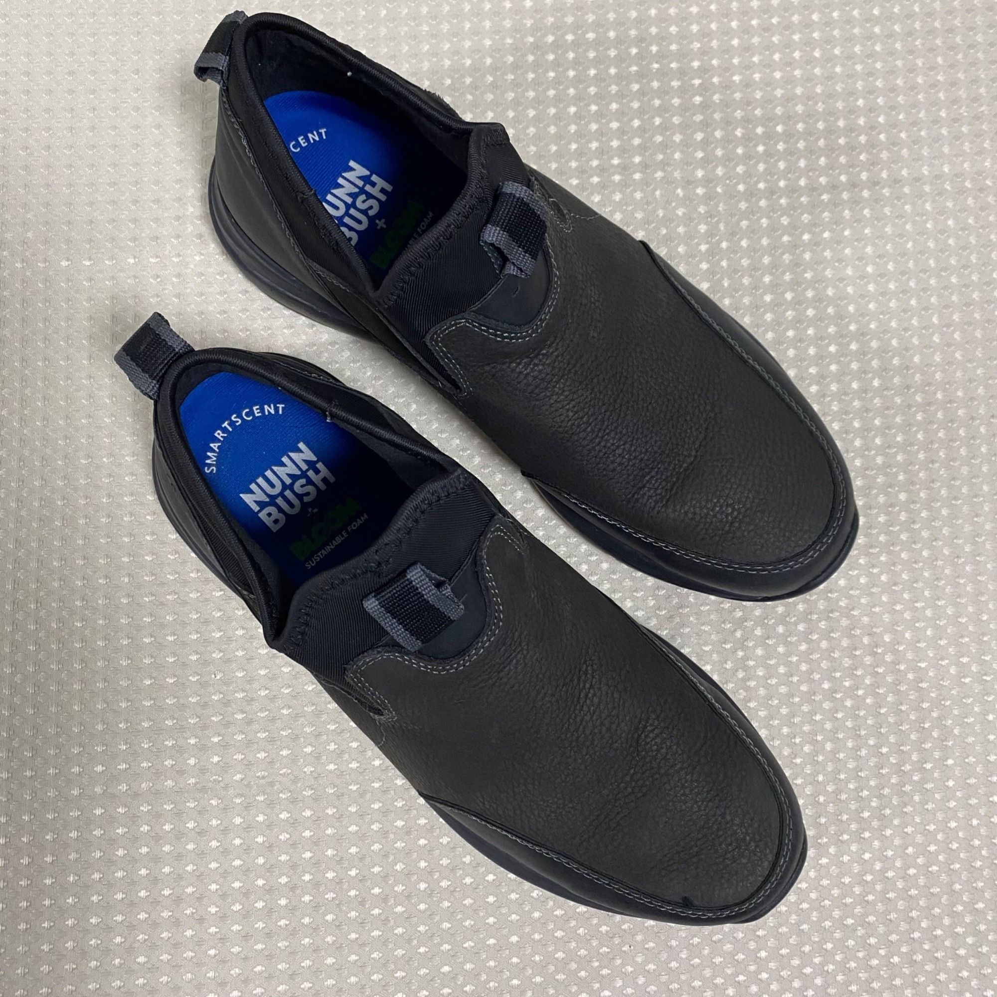 Nunn Bush Nunn Bush Excursion Men's Slip-On Shoes 9.5W Black Size US 9.5 / EU 42-43 - 2 Thumbnail