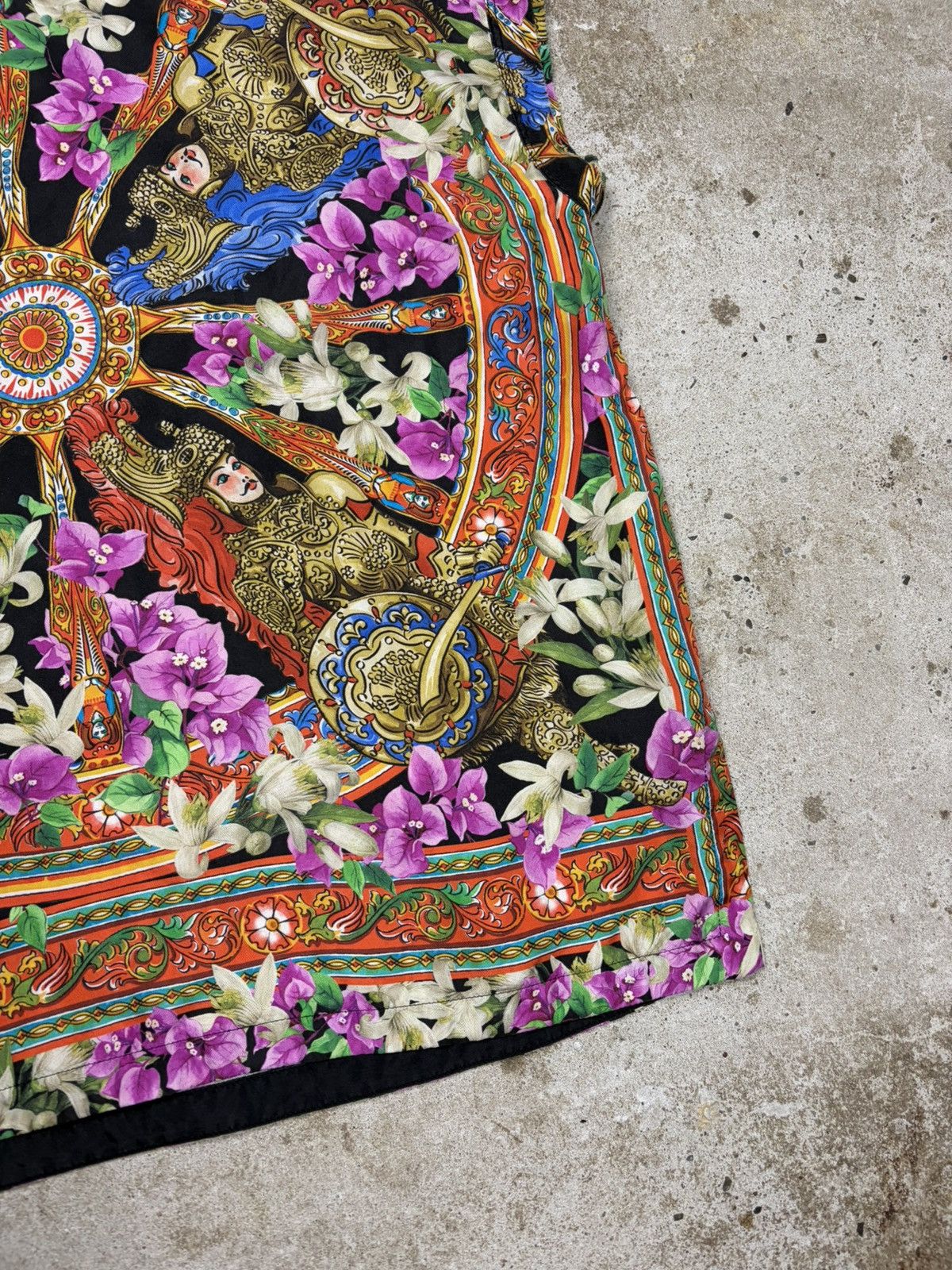 Dolce & Gabbana Dolce & Gabbana Silk Sleeveless Tank Top Multicolor Print Size M / US 6-8 / IT 42-44 - 4 Thumbnail