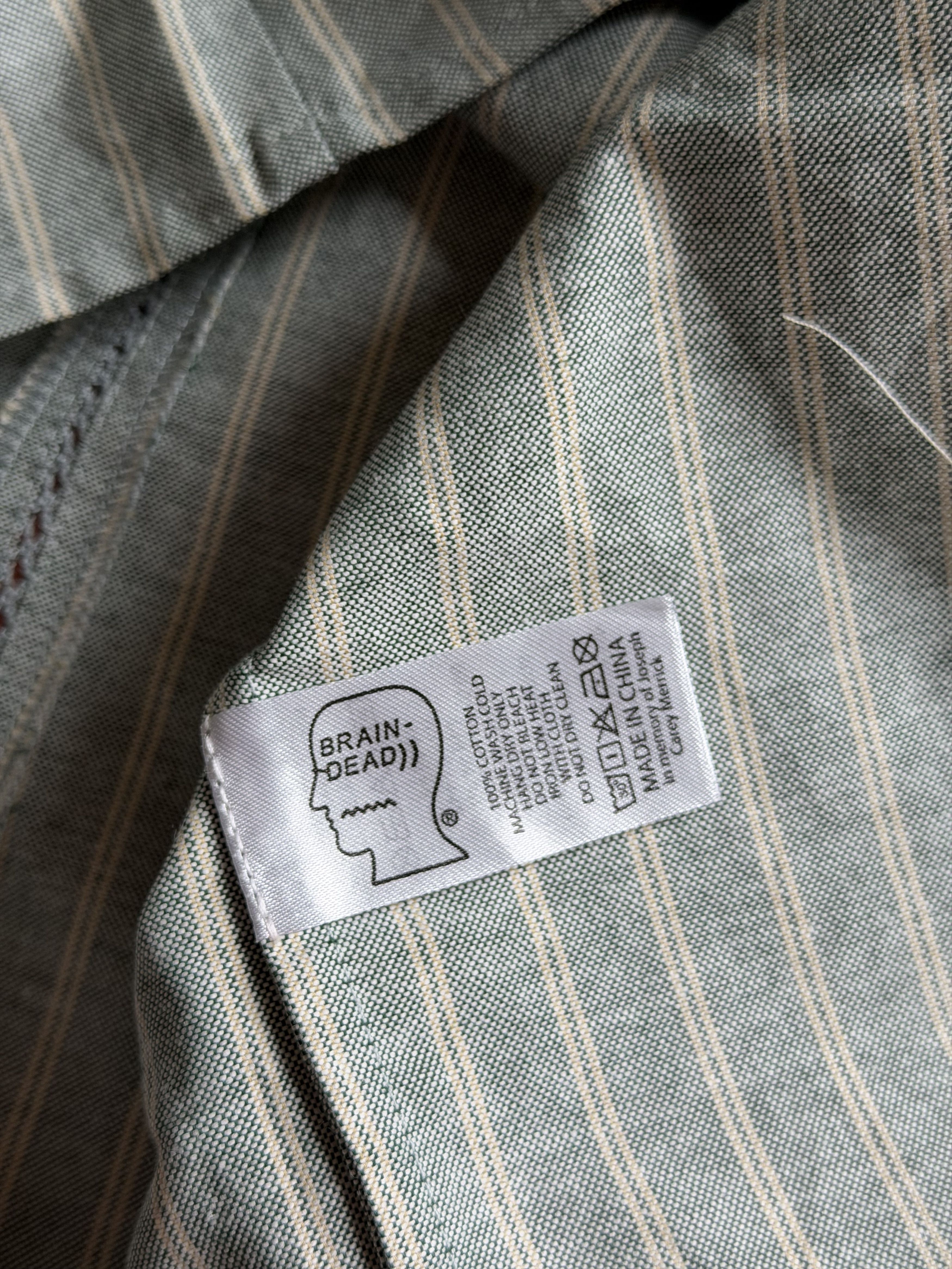 Brain Dead Brain Dead Brooks Brothers Patchwork Oxford Button Up Green Size US XXL / EU 58 / 5 - 8 Thumbnail