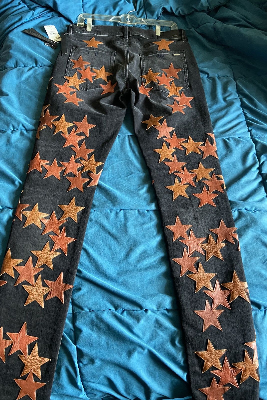 Amiri Amiri x Chemist Orange Star Jeans Mens size 34 Size US 34 / EU 50 - 5 Thumbnail