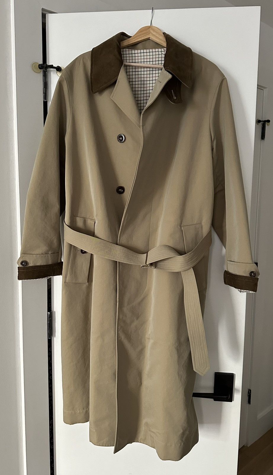 Drakes $1800 drake’s raincoat 40 trench coat men’s | Grailed