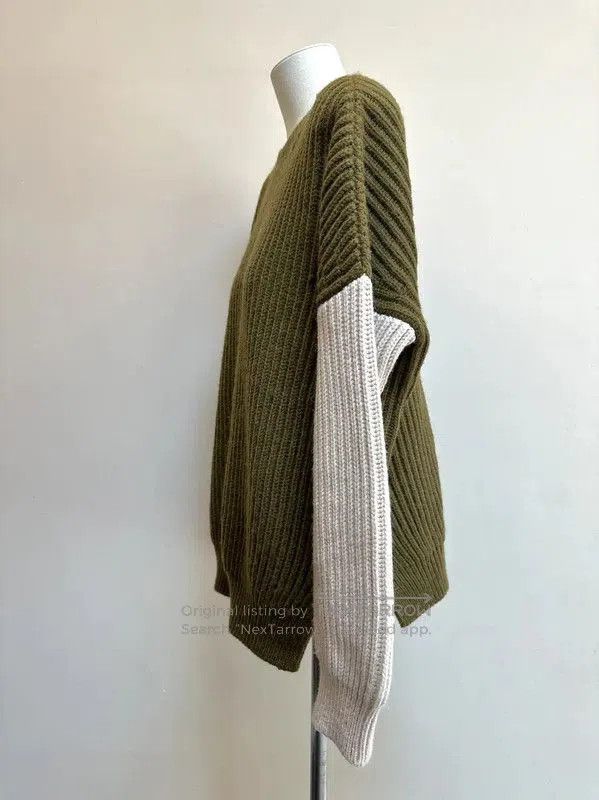 Loewe Loewe Color Block Wool Blend Knit Sweater . Size S / US 4 / IT 40 - 1 Thumbnail