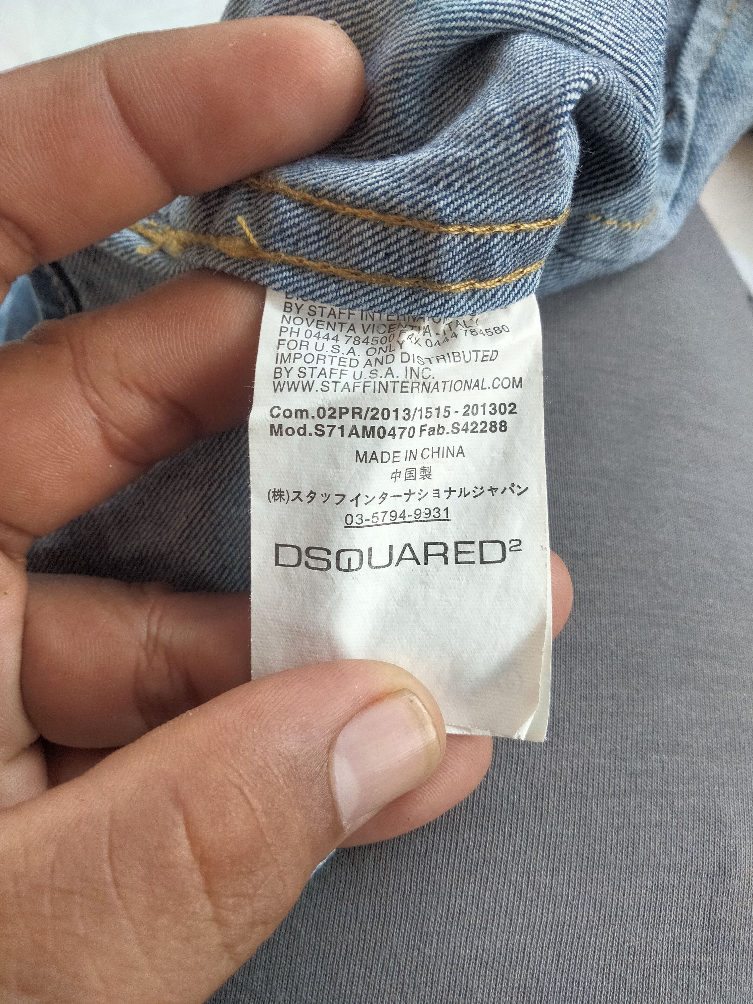 Dsquared2 Long shirt denim dsquared 2 ripped Size US S / EU 44-46 / 1 - 5 Thumbnail