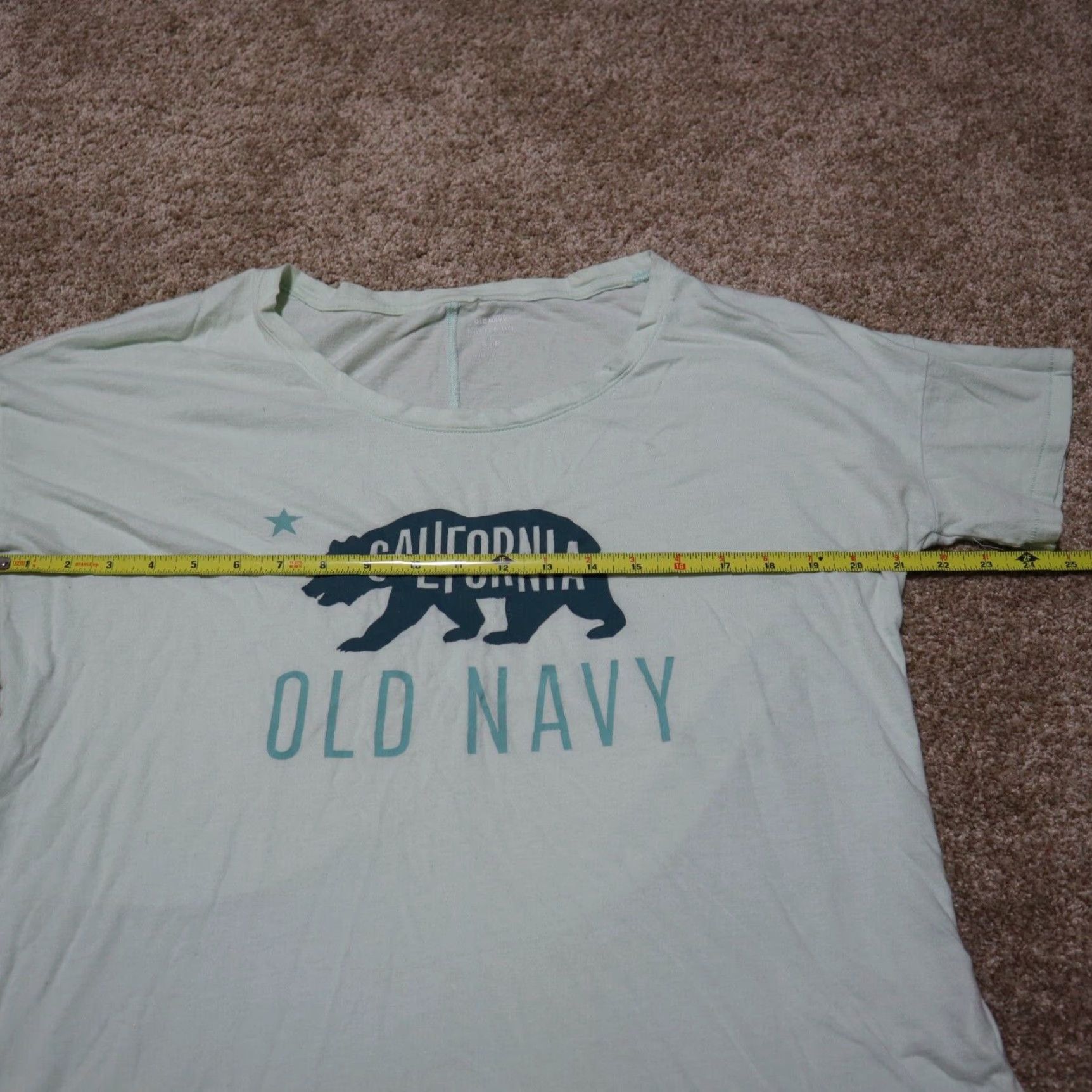 Old Navy Old Navy T-Shirt Men S California White Crew Neck Short Sleeve Solid Basic Tee Size US S / EU 44-46 / 1 - 3 Thumbnail