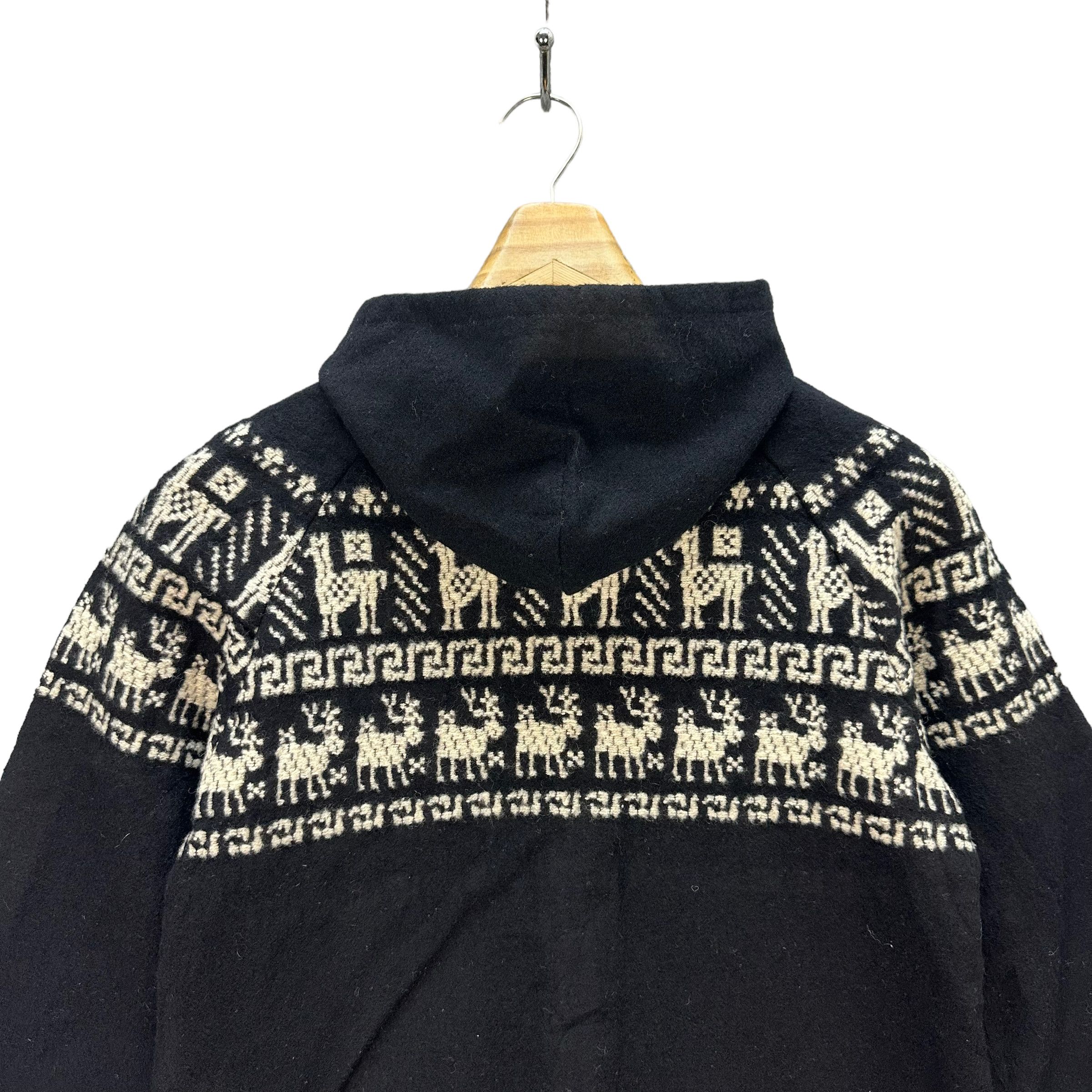 Hai Sporting Gear HAI SPORTING GEAR ISSEY MIYAKE WOOL HOODED JACKET #7679-163 Size M / US 6-8 / IT 42-44 - 10 Thumbnail