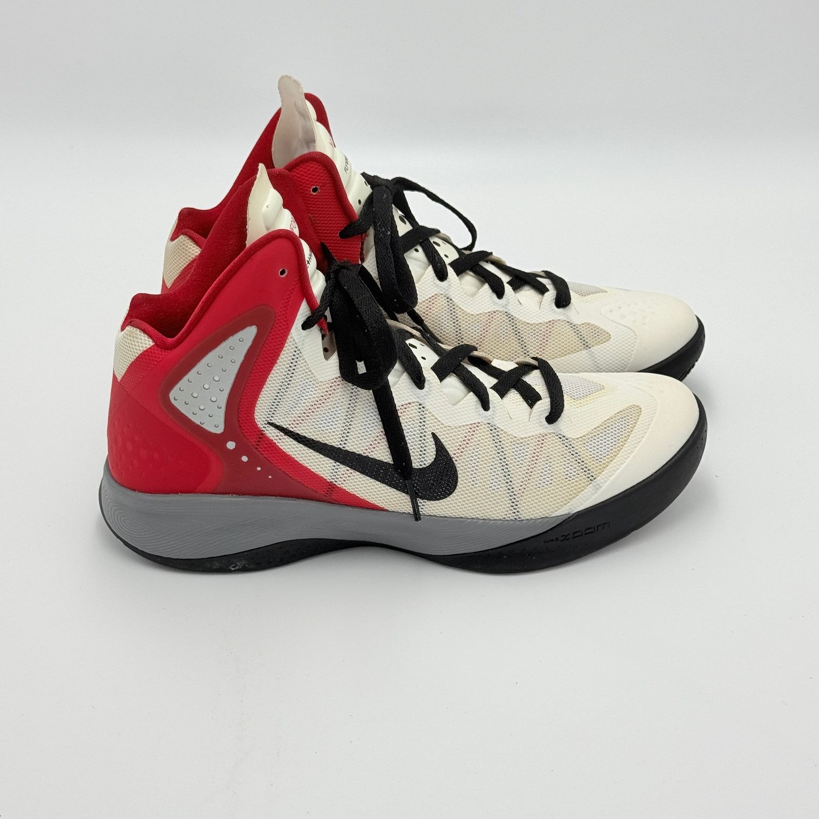 Nike Nike Zoom Hyperenforcer White Red Black 487786-102 Size US 9 / EU 42 - 6 Thumbnail