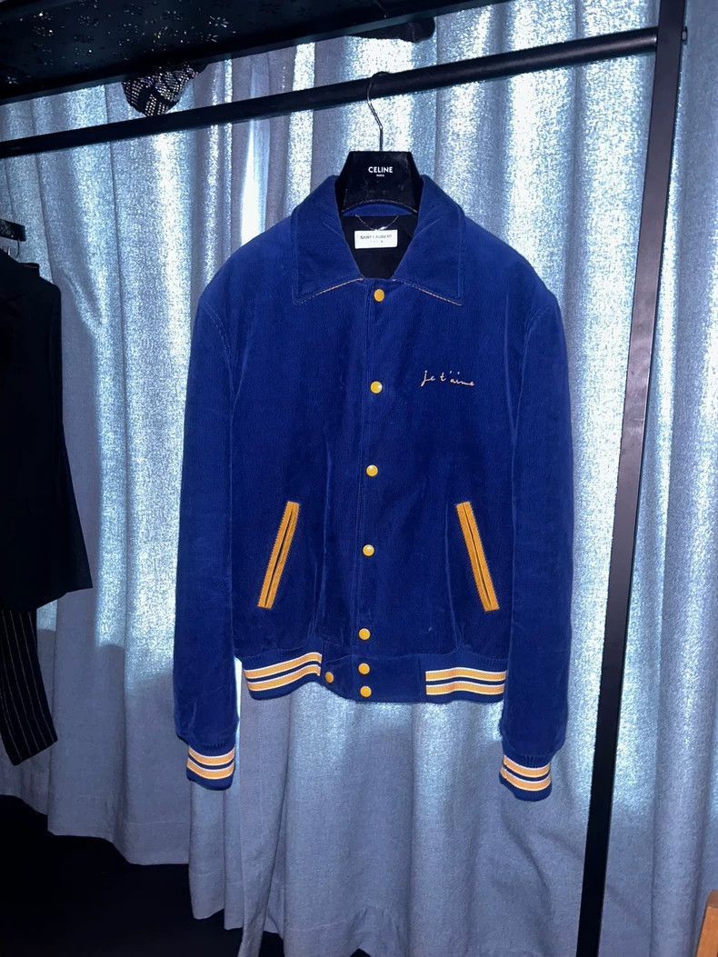 Saint Laurent Paris Saint Laurent Teddy Baseball Jacket for Men-2505 Size US L / EU 52-54 / 3 - 1 Thumbnail