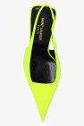 Saint Laurent Paris o1bcso1str1024 Kiss Slingback Pumps in Yellow Size US 10 / IT 40 - 2 Thumbnail
