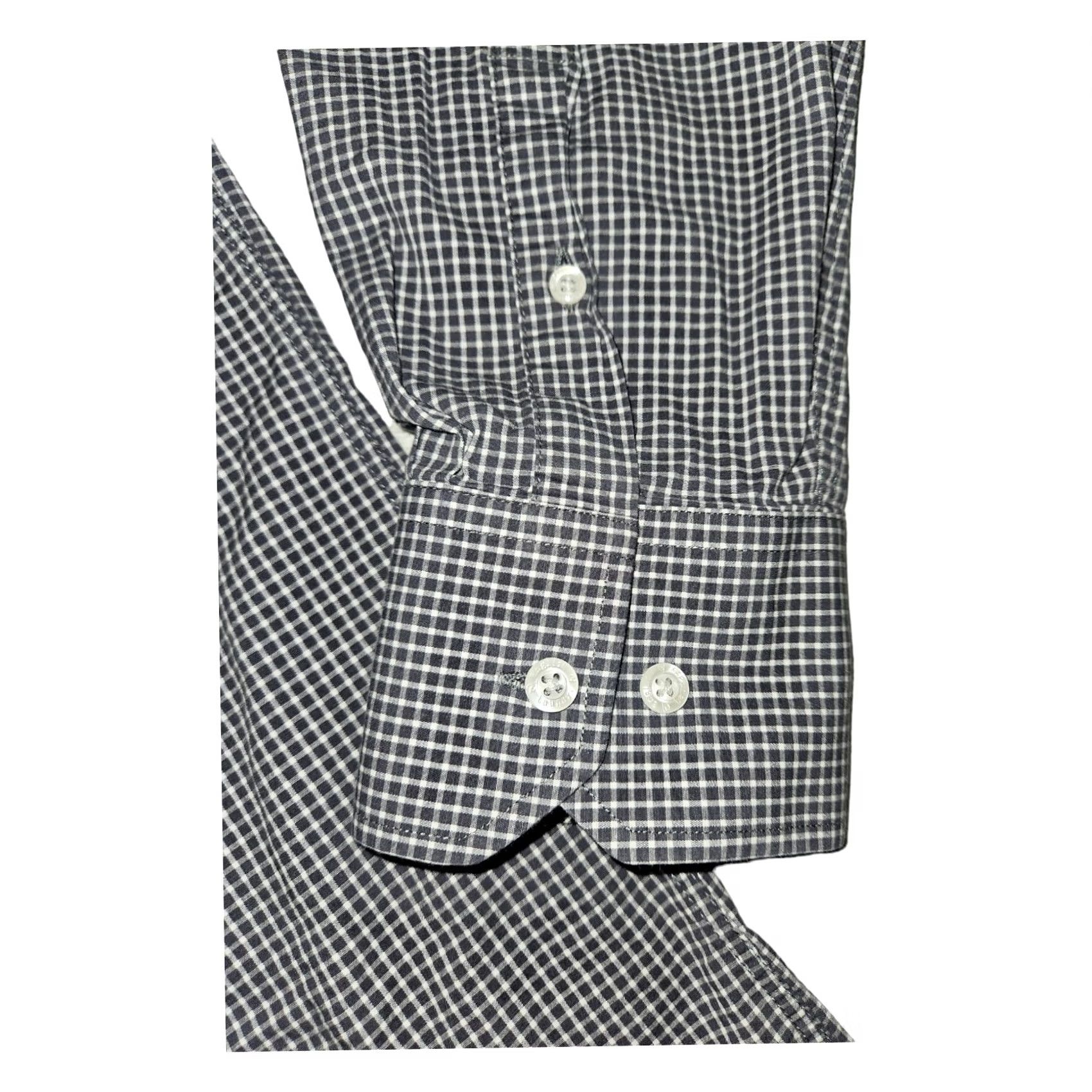 English Laundry English Laundry Shirt Mens 36 Gray Button Long Sleeve Men Check Embroidered Size US M / EU 48-50 / 2 - 5 Thumbnail
