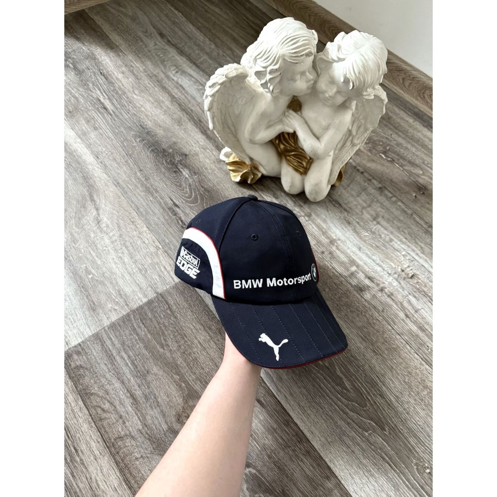 BMW VINTAGE BMW Motorsport Puma Baseball Cap Blue Men’s One Size Baseball Cap Mens Blue 90s Puma BMW Cap Size ONE SIZE - 2 Thumbnail