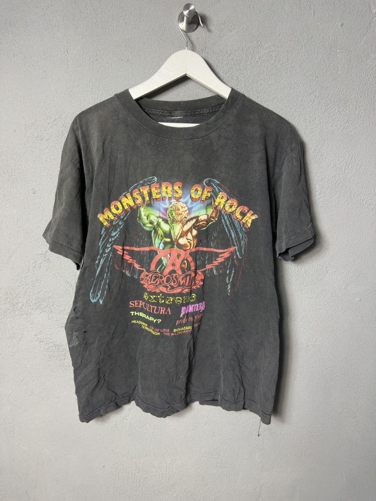 Band Tees × Vintage Vintage Monster of Rock Aerosmith 1994 T-shirt Size US L / EU 52-54 / 3 - 1 Thumbnail